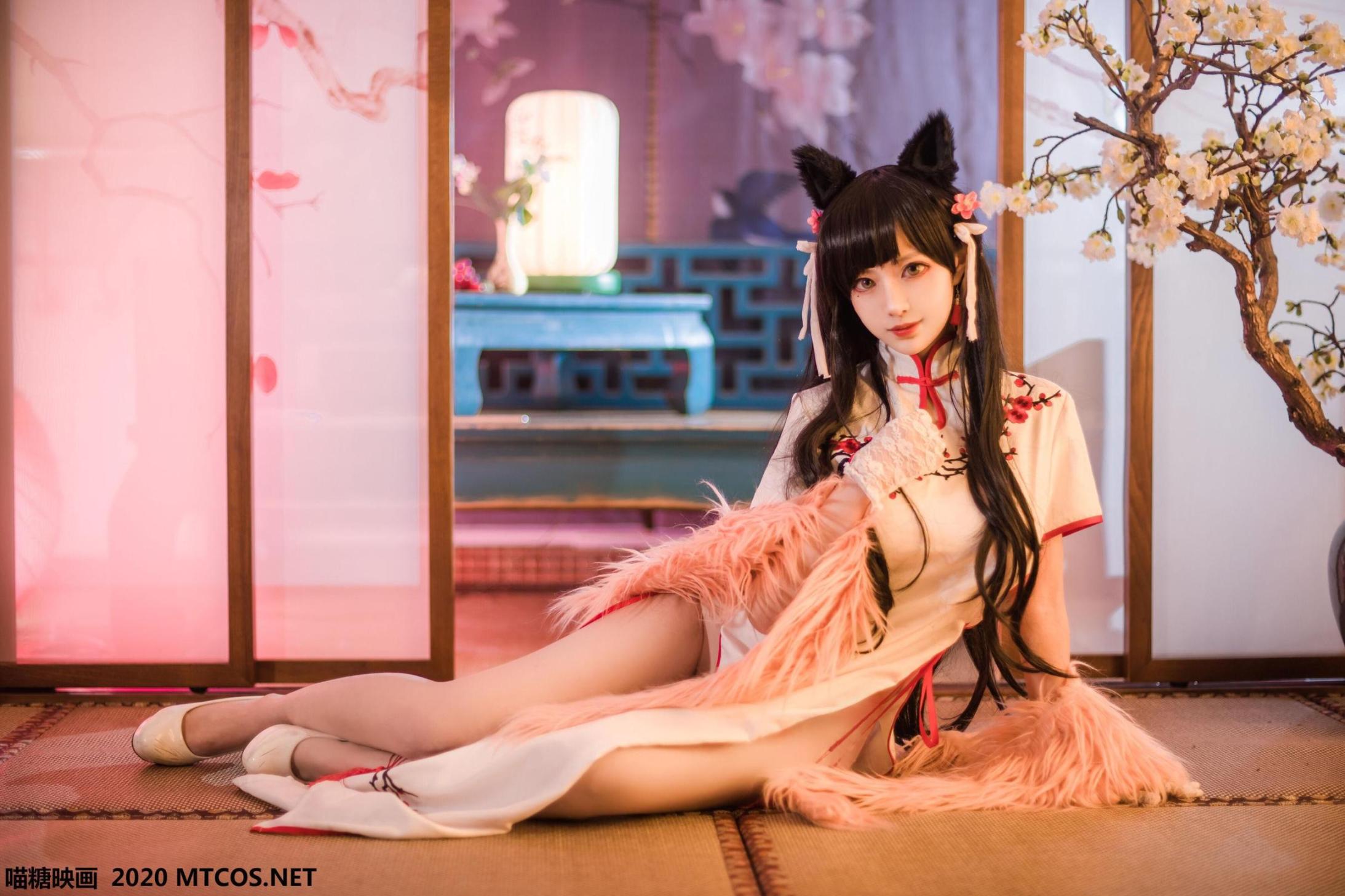 [网络美女] 网络美女 爱宕旗袍高清手机美女壁纸11P