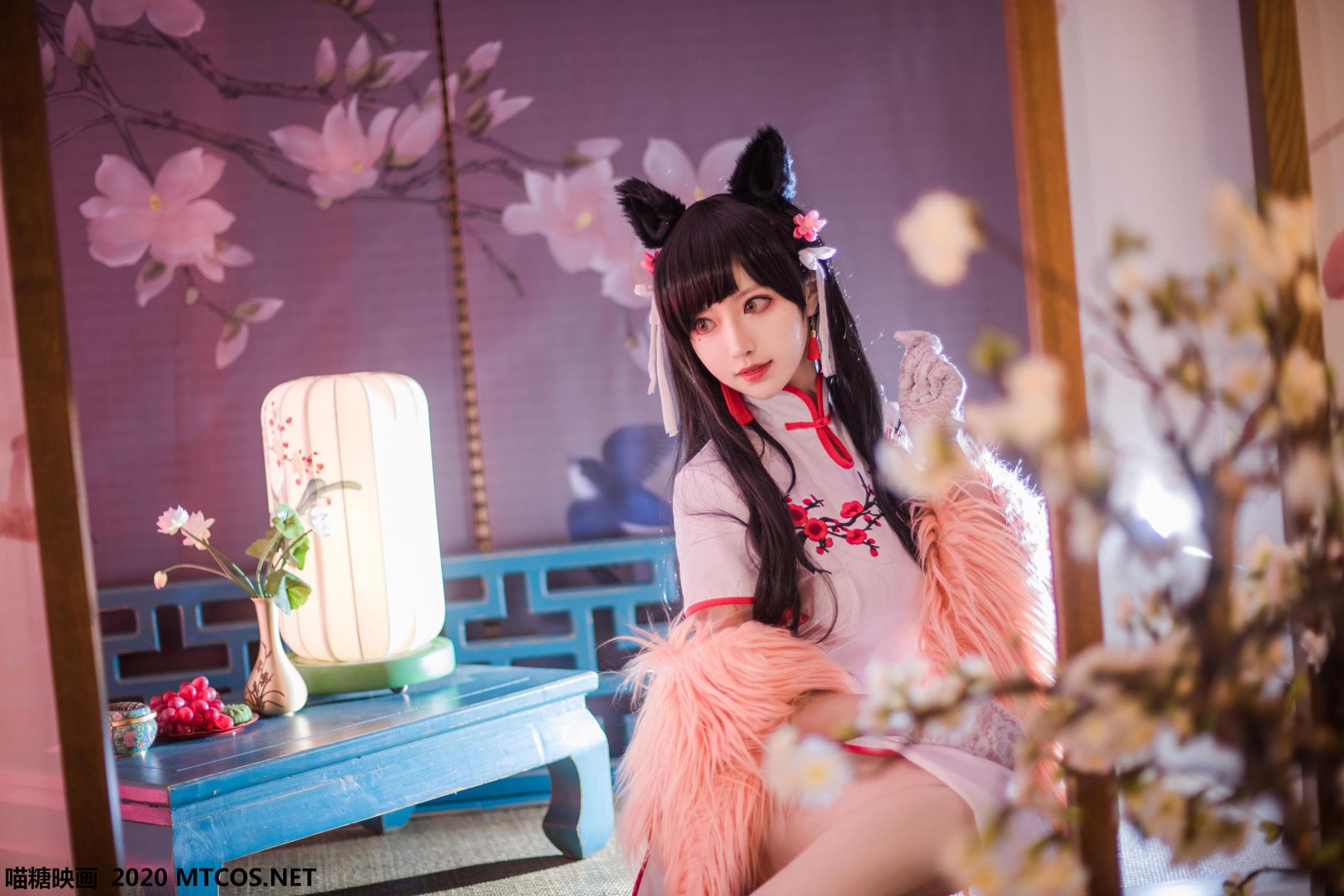 [网络美女] 网络美女 爱宕旗袍高清手机美女壁纸17P