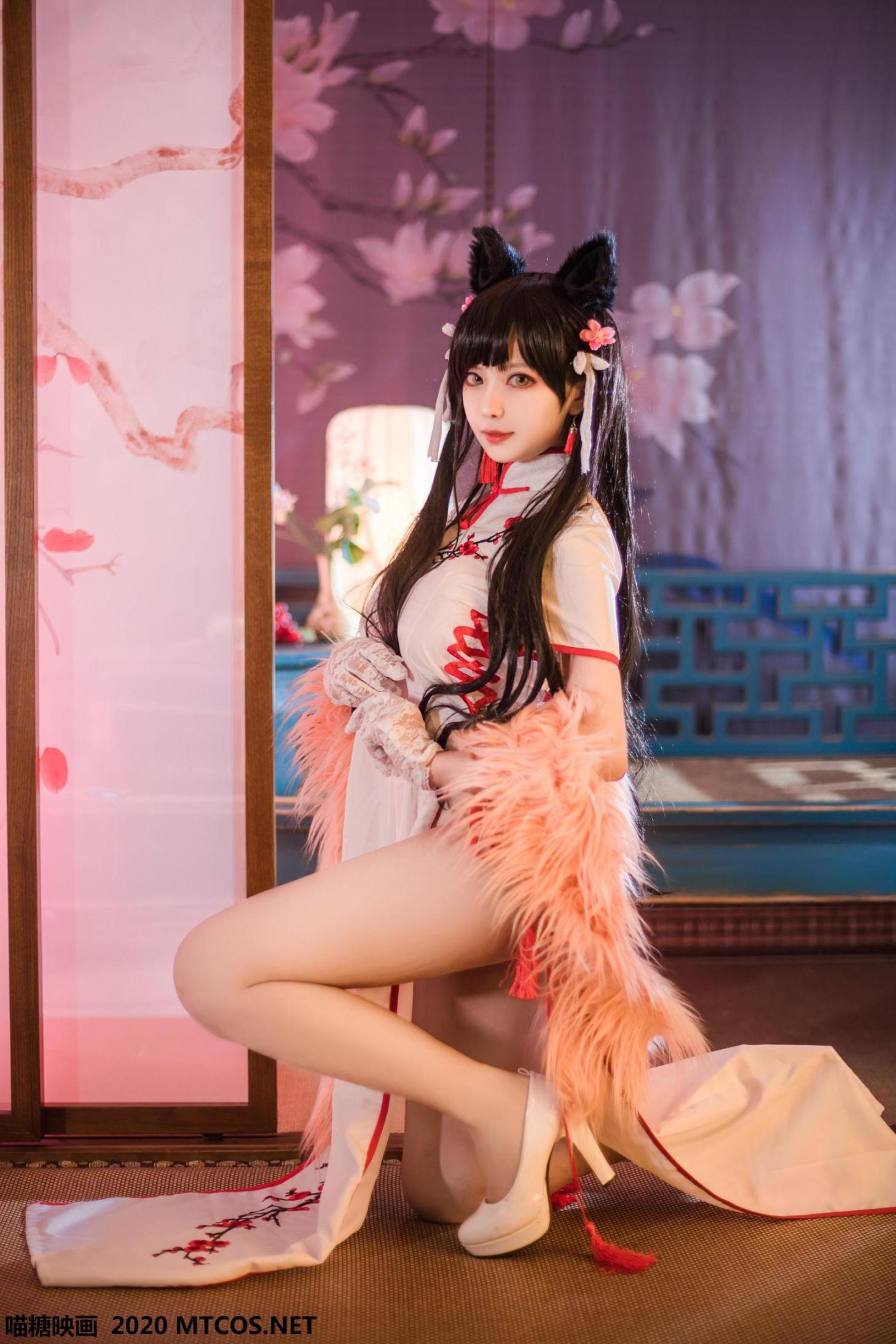 [网络美女] 网络美女 爱宕旗袍高清手机美女壁纸16P