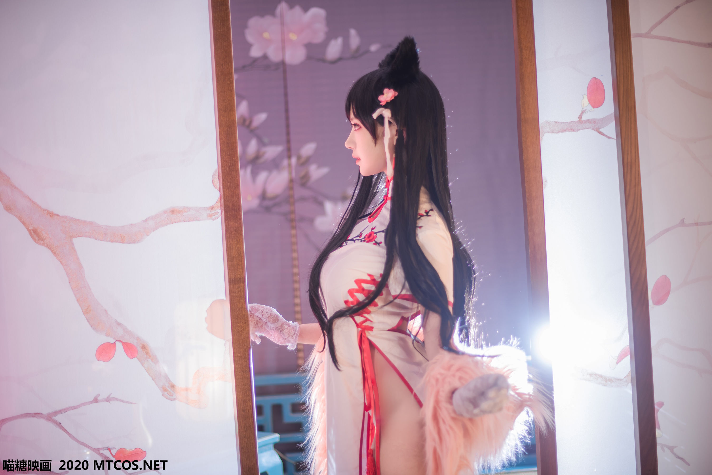 [网络美女] 网络美女 爱宕旗袍高清手机美女壁纸24P