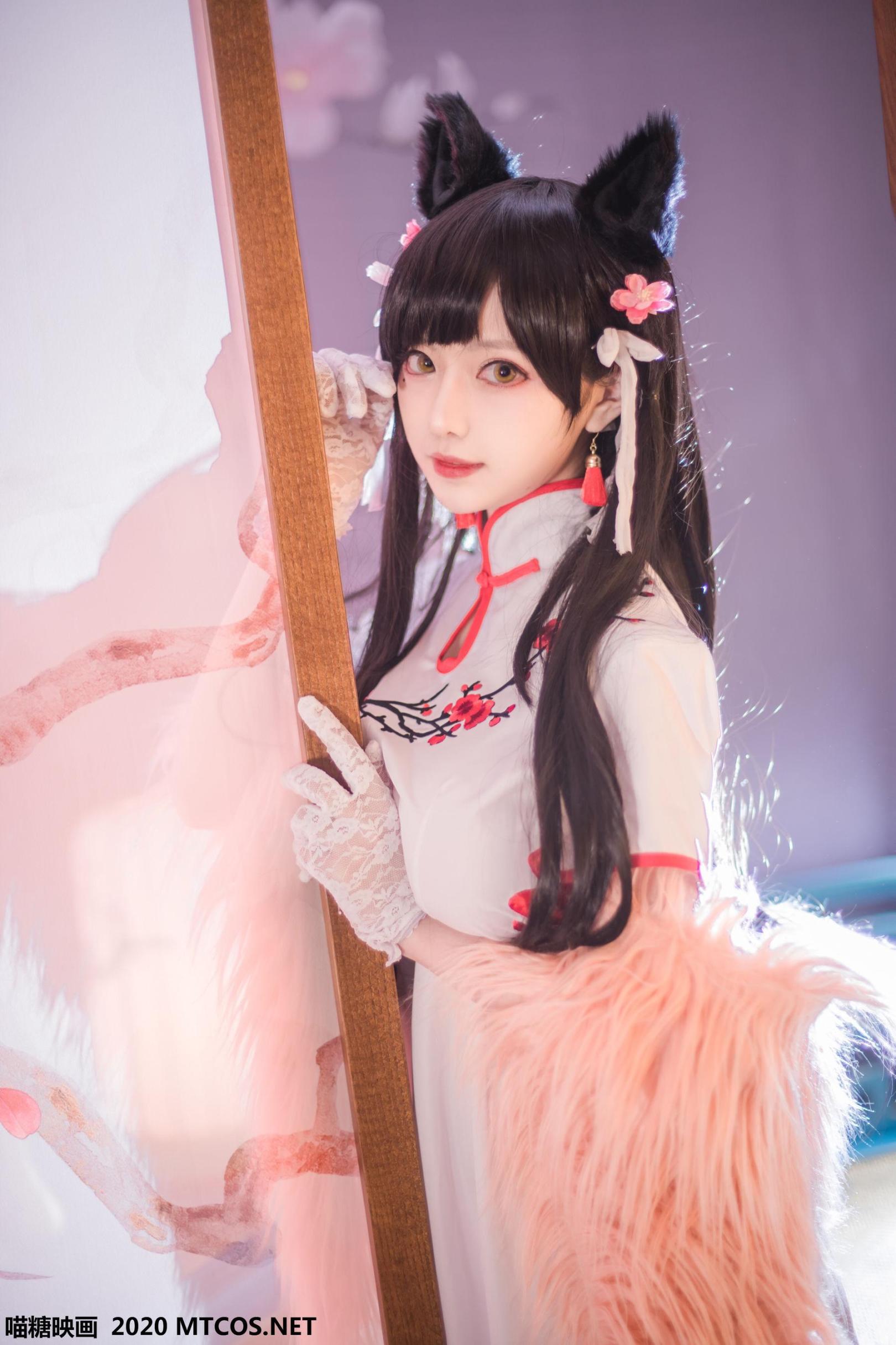 [网络美女] 网络美女 爱宕旗袍高清手机美女壁纸19P