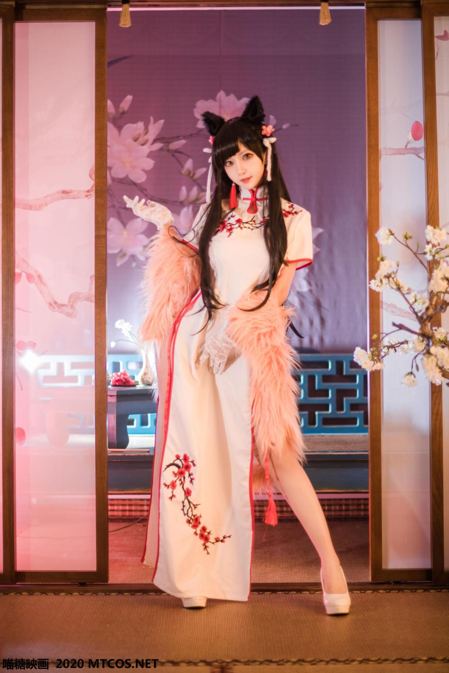 [网络美女] 网络美女 爱宕旗袍高清手机美女壁纸30P