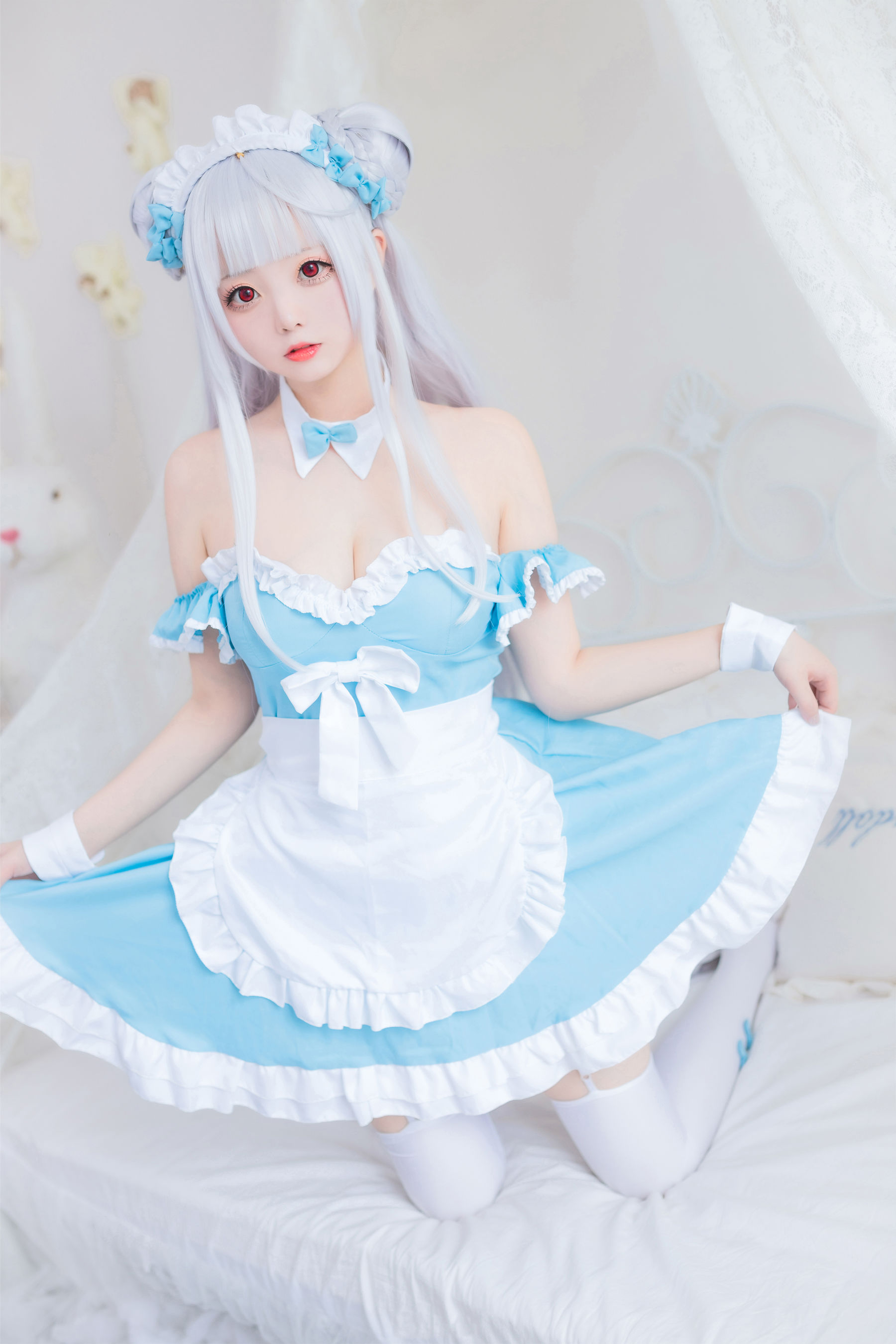 [网络美女] 网络美女 小天鹅女仆和绊爱高清手机美女壁纸8P