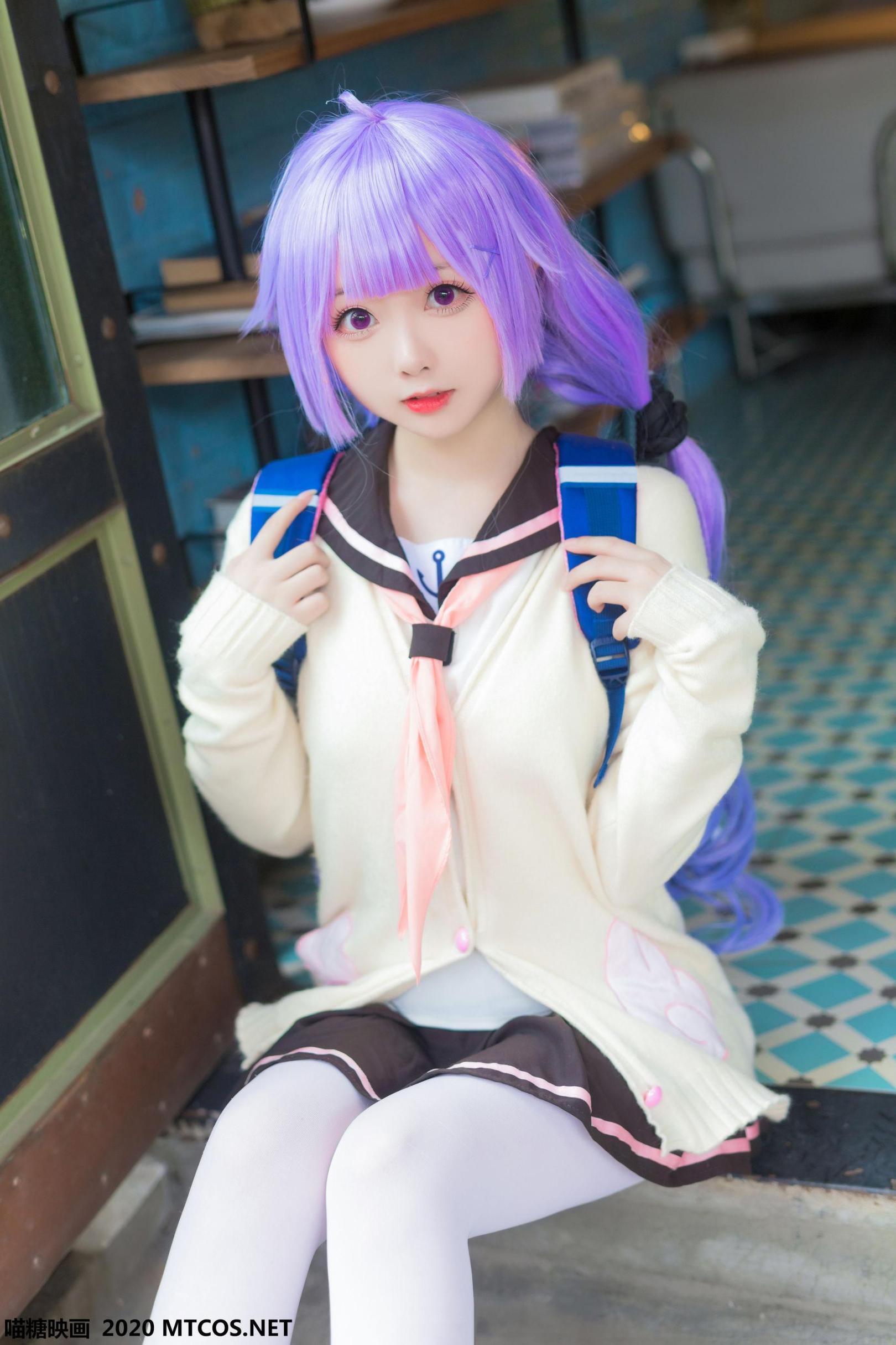 [喵糖映画] 嶋葵 贪睡的嶋葵高清手机美女壁纸19P