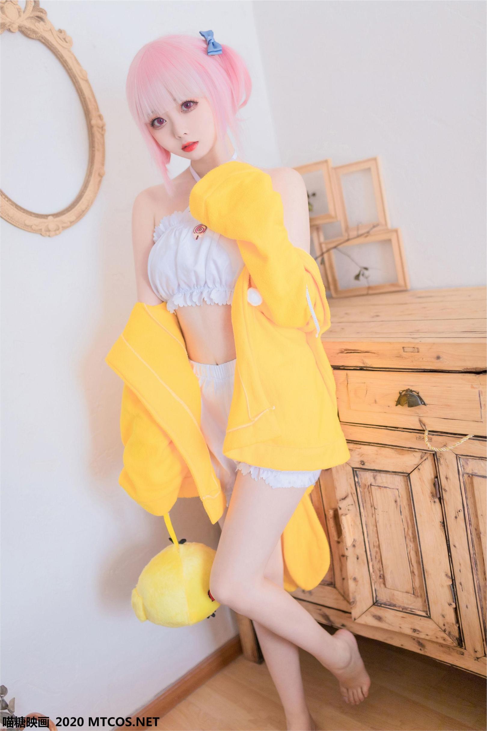 [喵糖映画] 嶋葵 贪睡的嶋葵高清手机美女壁纸6P