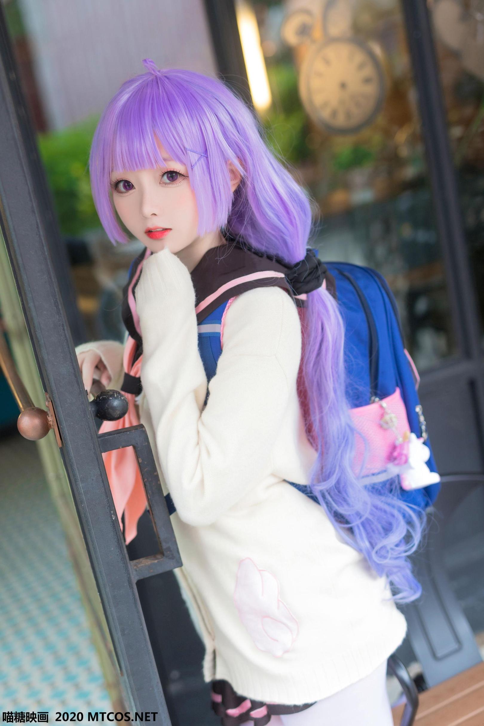 [喵糖映画] 嶋葵 贪睡的嶋葵高清手机美女壁纸20P