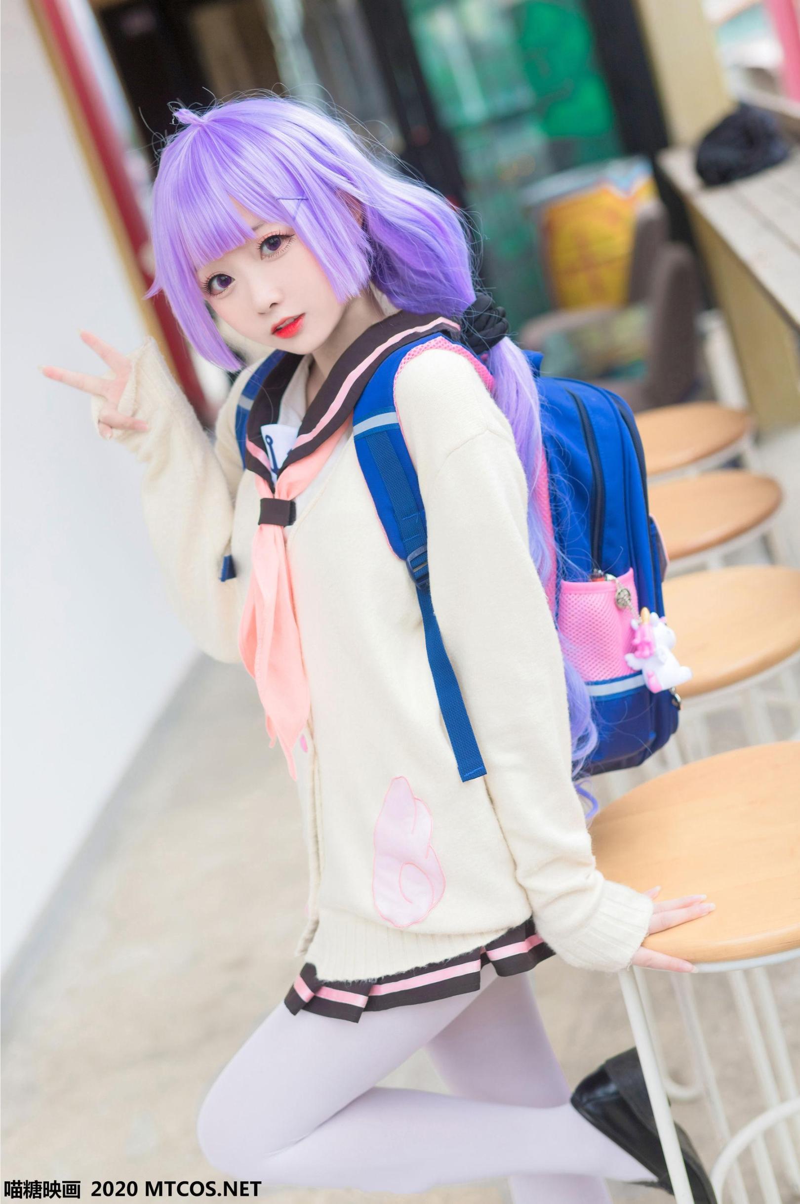 [喵糖映画] 嶋葵 贪睡的嶋葵高清手机美女壁纸13P