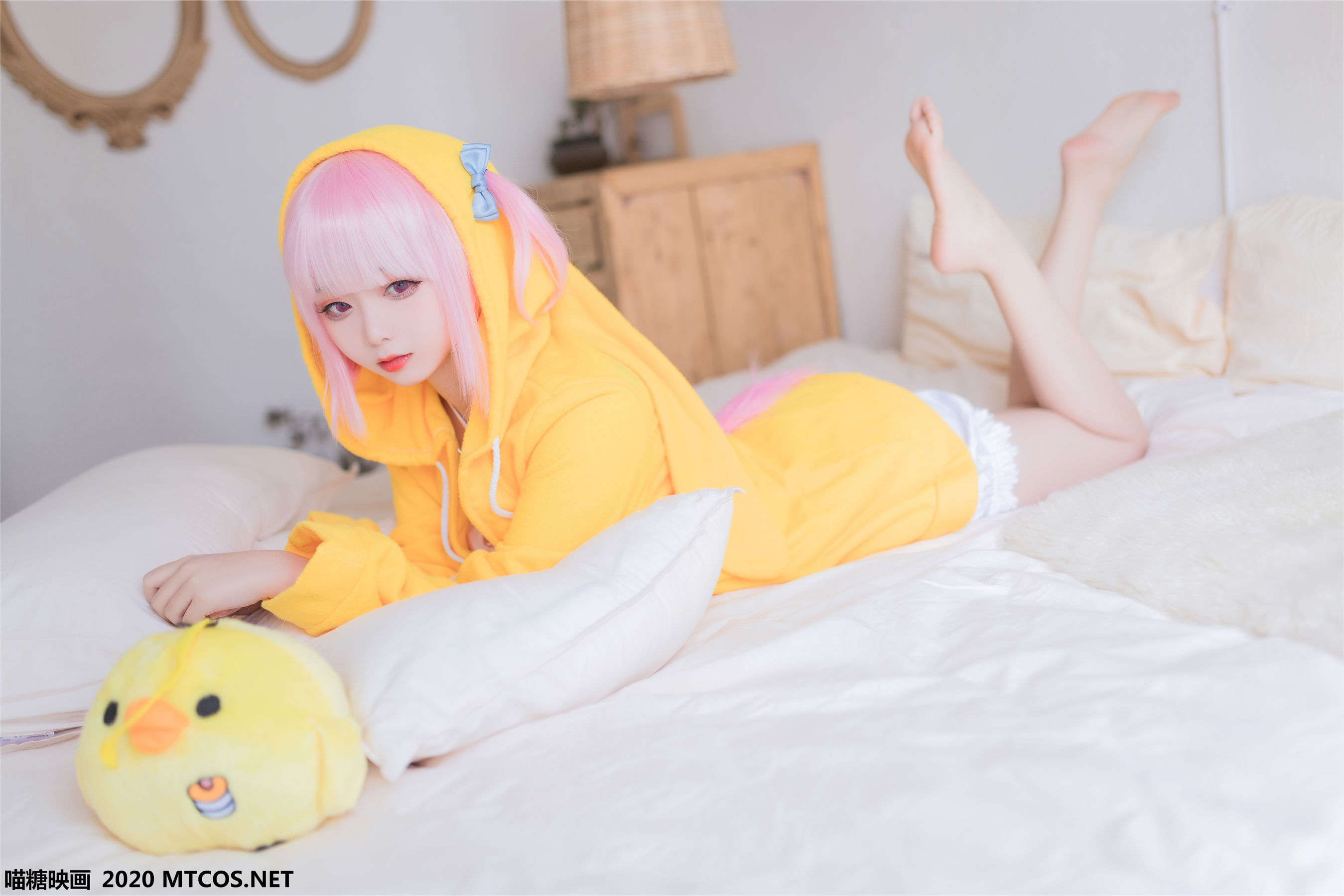 [喵糖映画] 嶋葵 贪睡的嶋葵高清手机美女壁纸11P