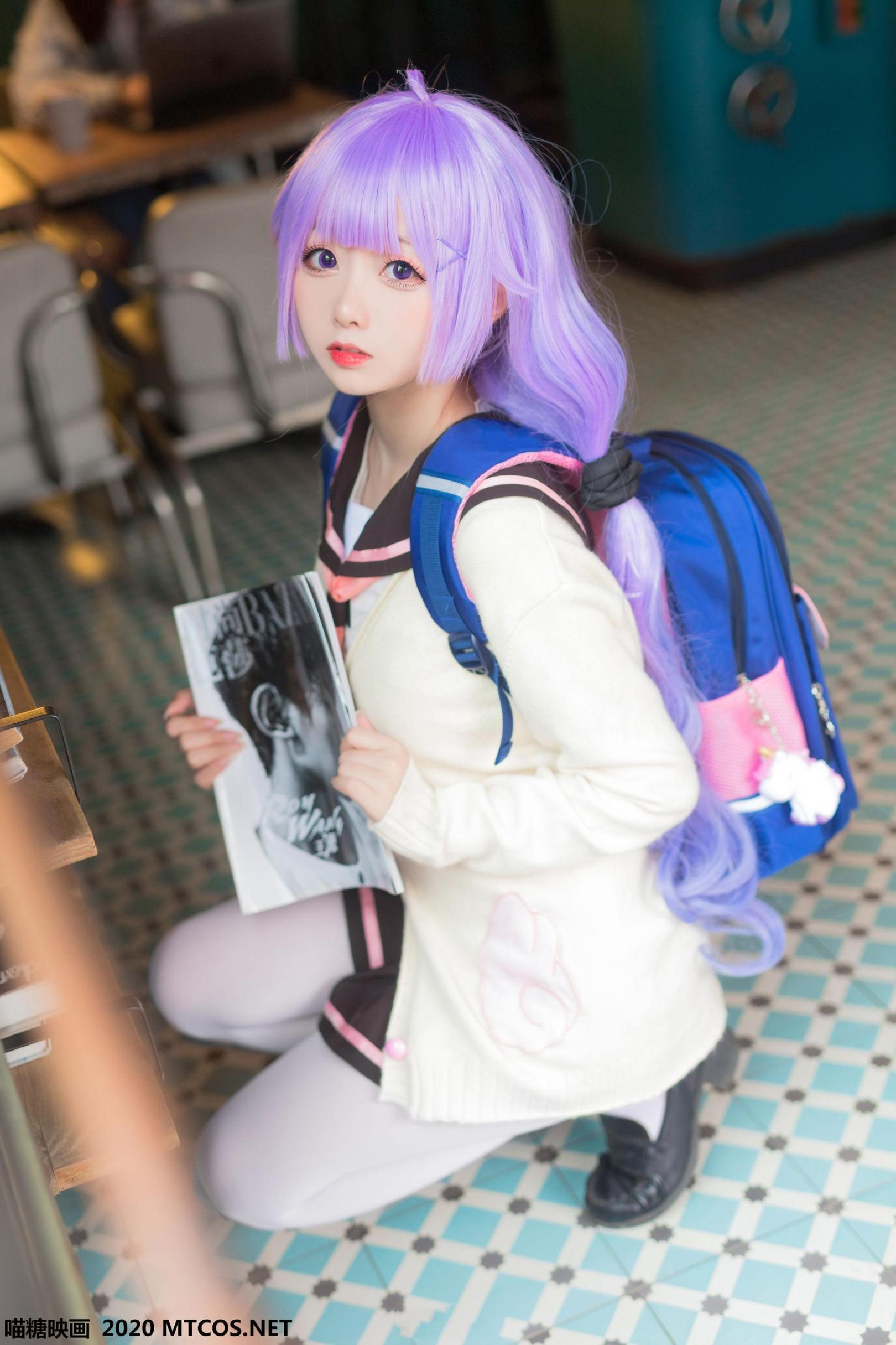 [喵糖映画] 嶋葵 贪睡的嶋葵高清手机美女壁纸22P