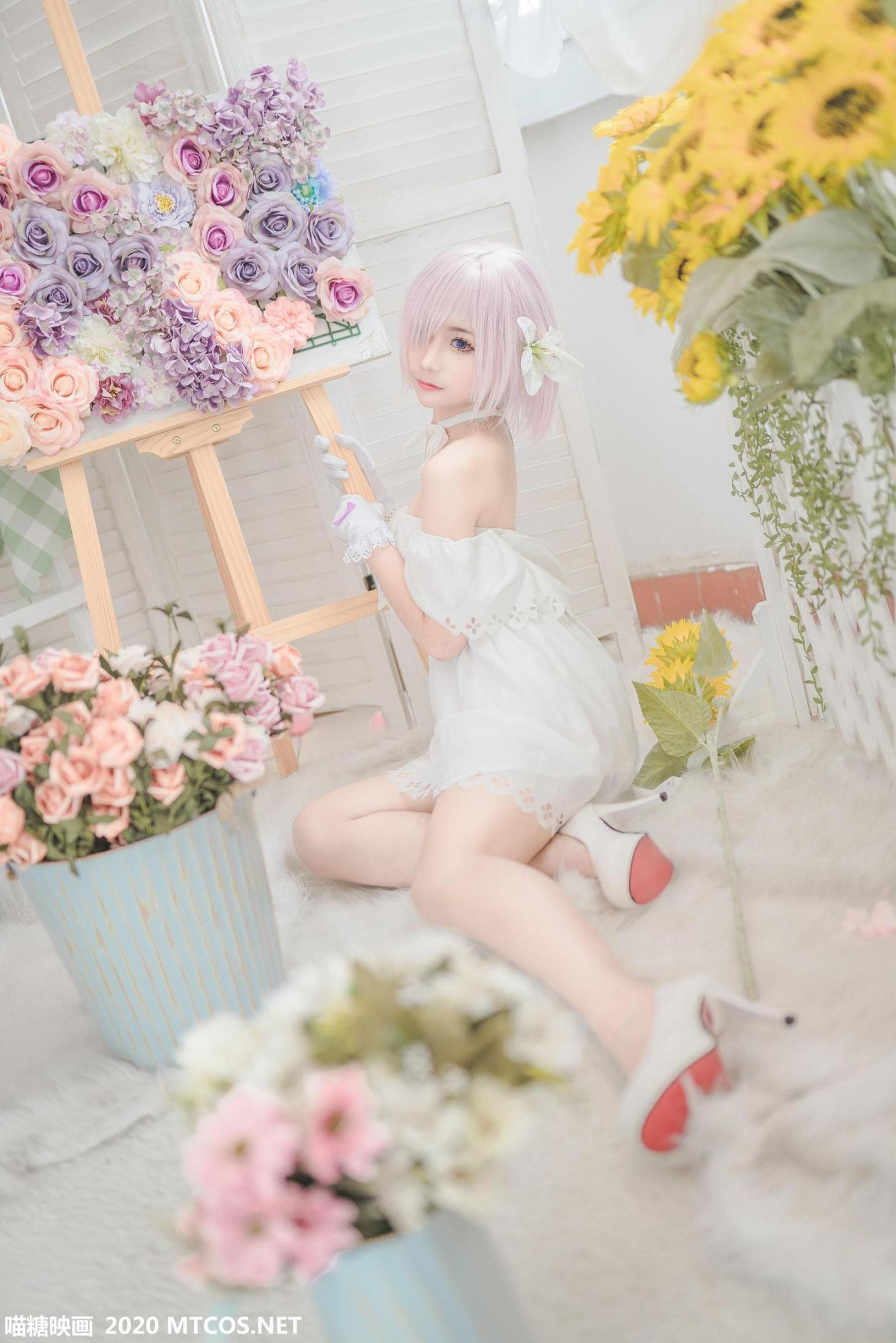 [网络美女] 网络美女 白色玛修高清手机美女壁纸20P