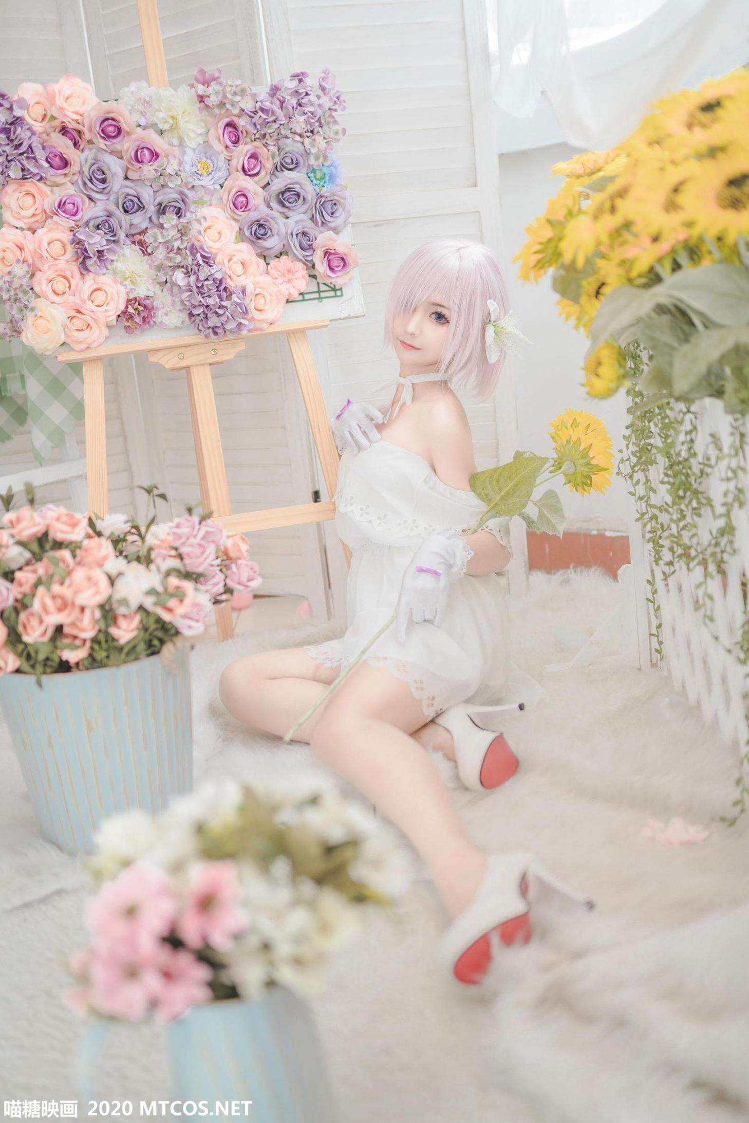 [网络美女] 网络美女 白色玛修高清手机美女壁纸19P