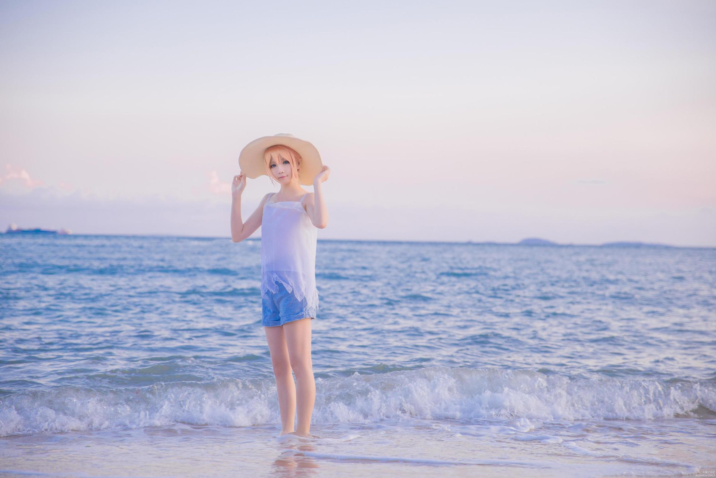 [网络美女] 星之迟迟 刀剑乱舞COS乱藤四郎高清手机美女壁纸19P