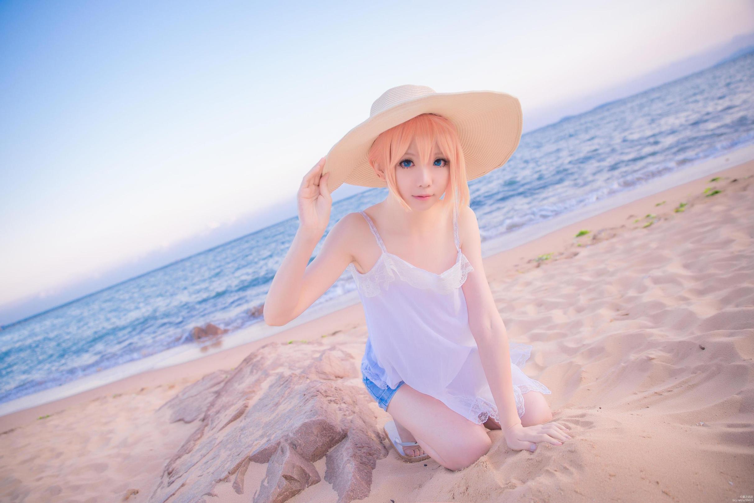 [网络美女] 星之迟迟 刀剑乱舞COS乱藤四郎高清手机美女壁纸26P