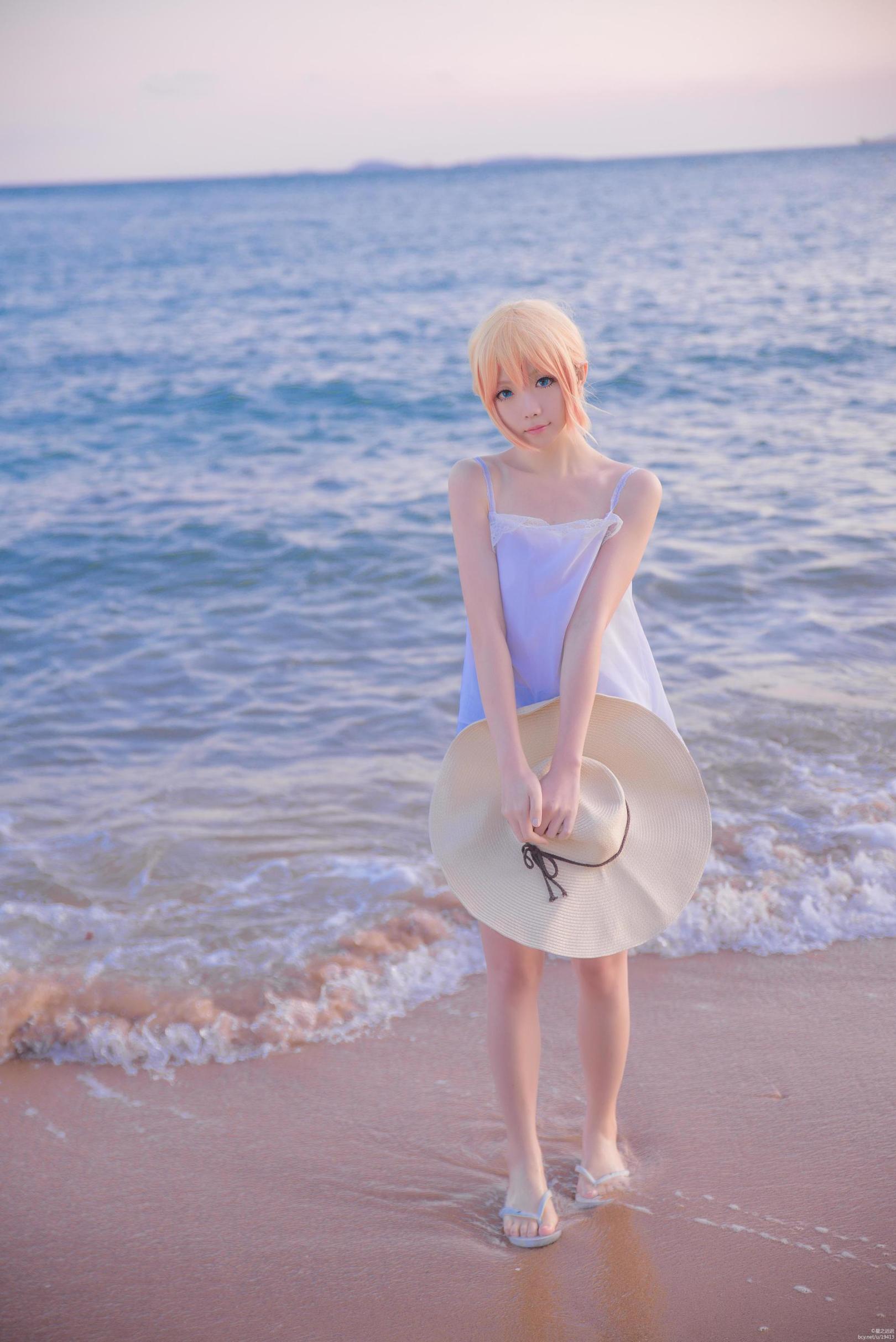 [网络美女] 星之迟迟 刀剑乱舞COS乱藤四郎高清手机美女壁纸13P