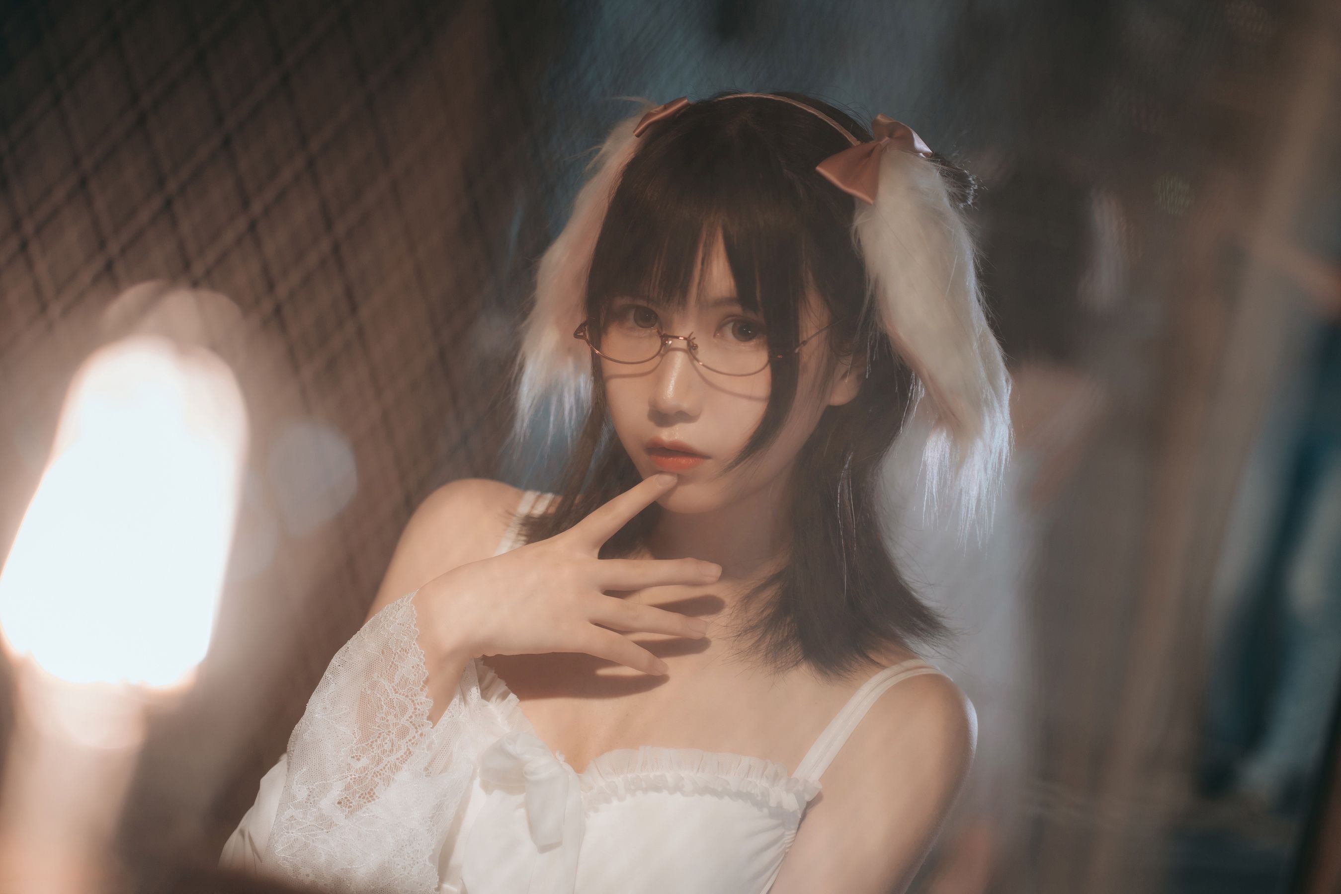 [网络美女] 逐月su 睡衣兔子高清手机美女壁纸13P