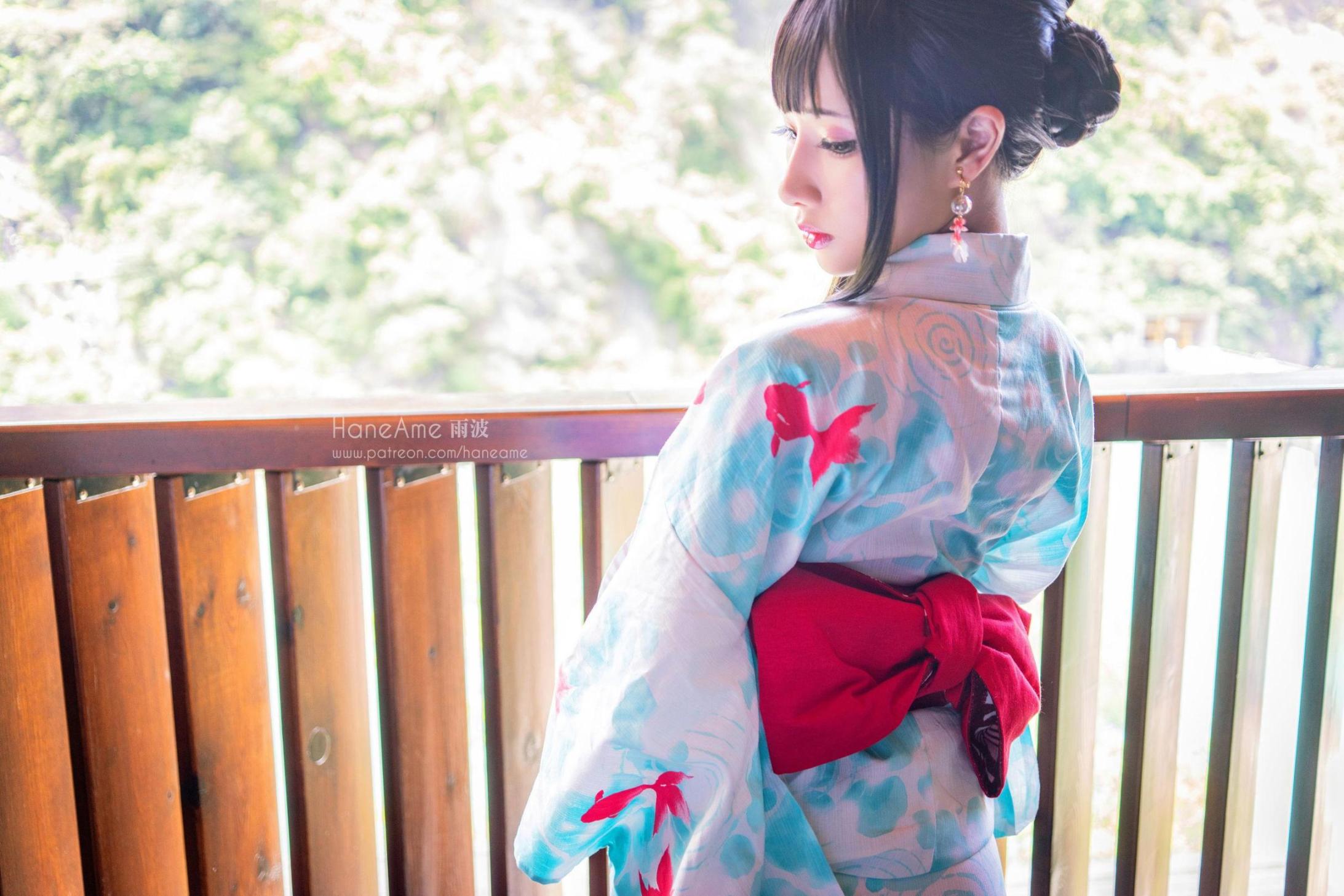[网络美女] 雨波_HaneAme 溫泉 高清手机美女壁纸