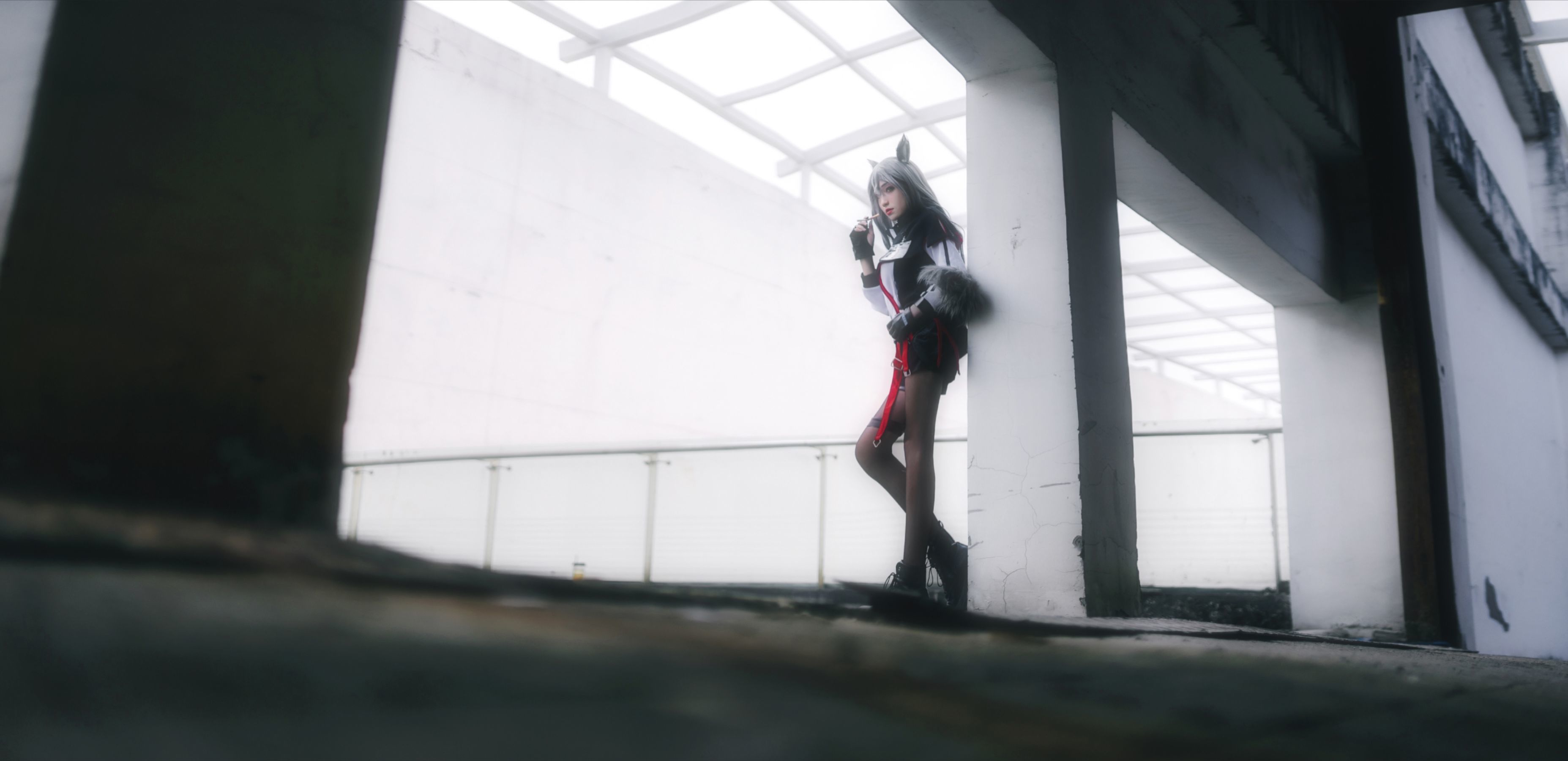 [网络美女] 南桃Momoko 得克萨斯常服高清手机美女壁纸15P