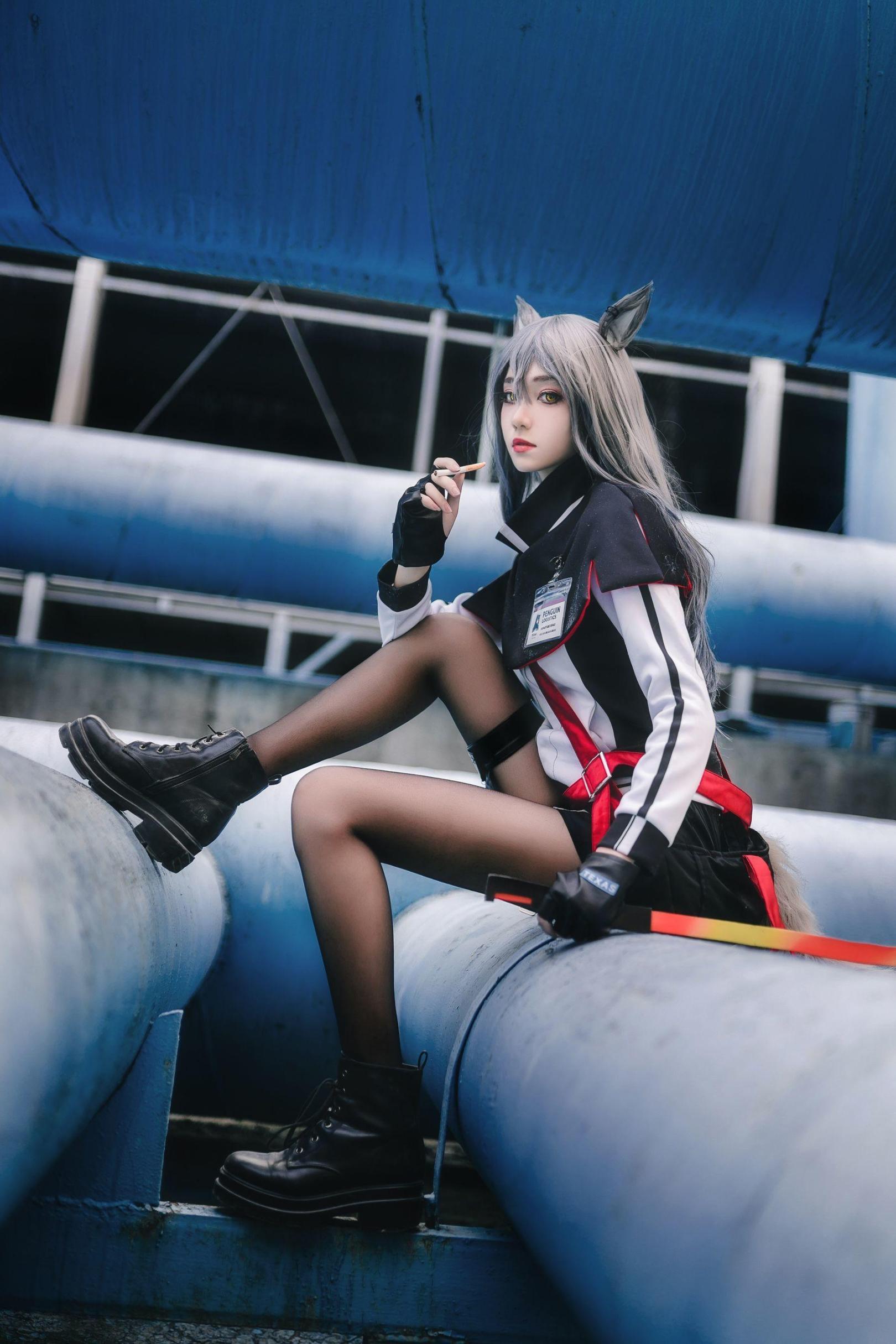 [网络美女] 南桃Momoko 得克萨斯常服高清手机美女壁纸6P