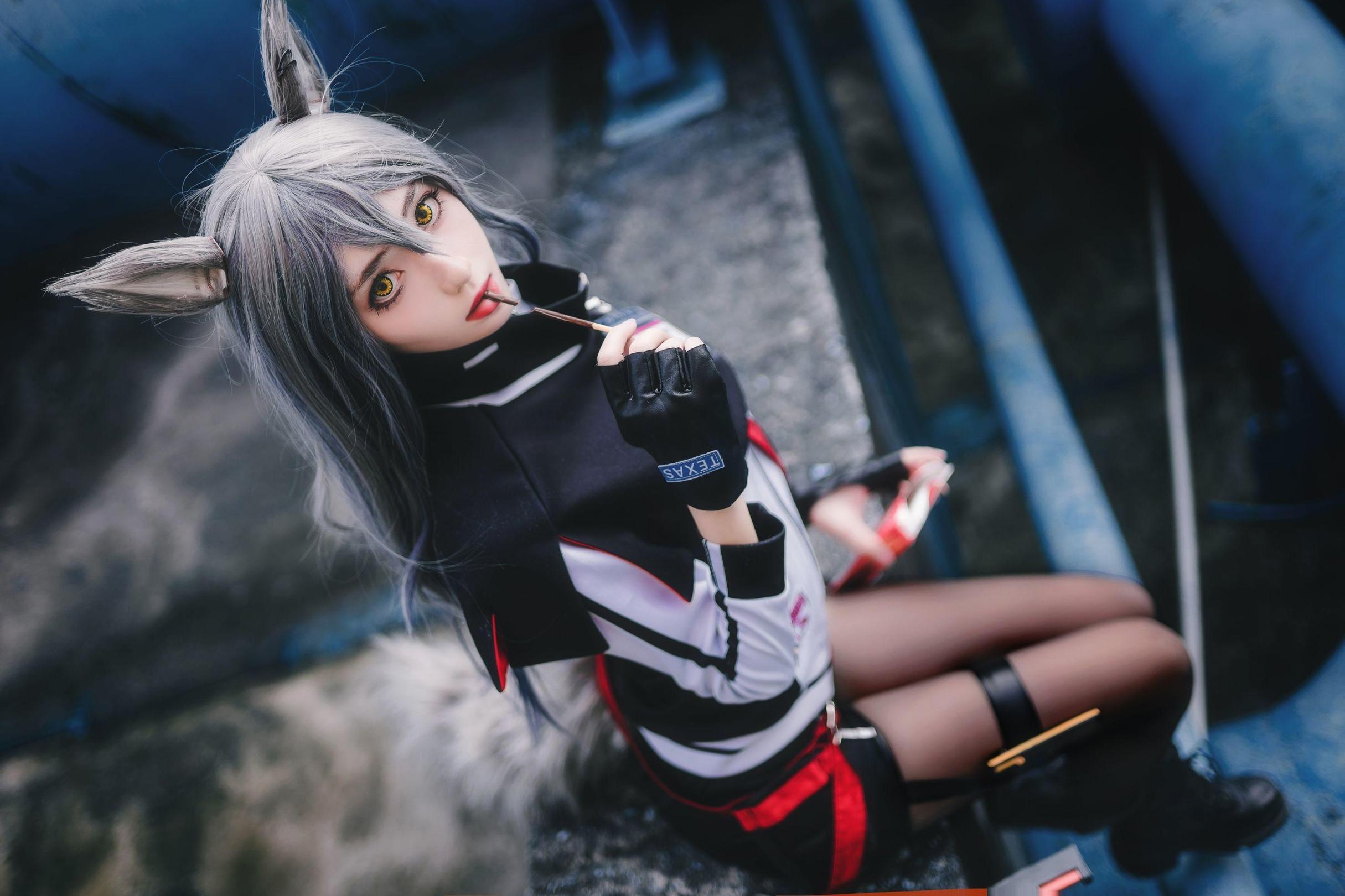 [网络美女] 南桃Momoko 得克萨斯常服高清手机美女壁纸9P