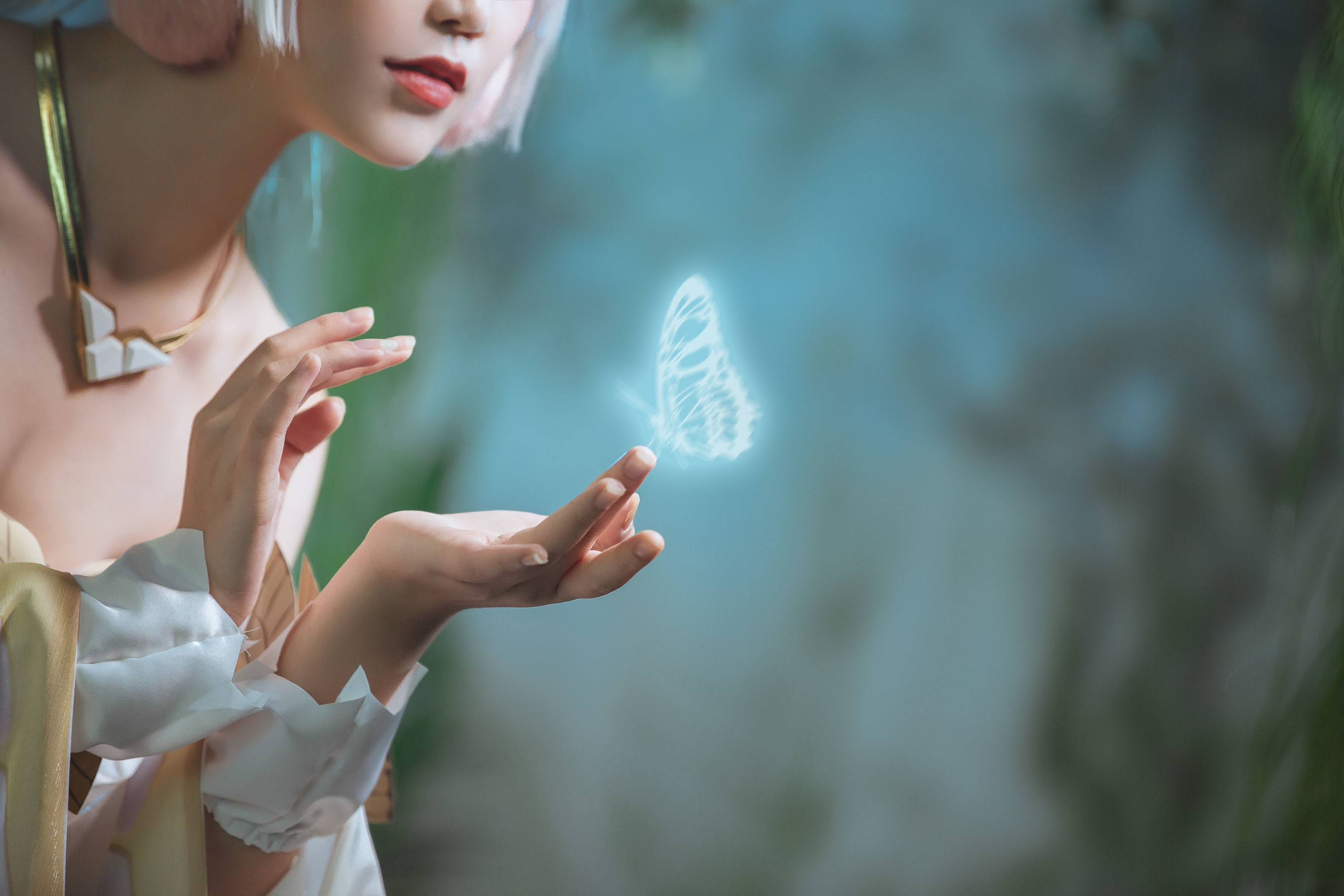 [网络美女] 戚顾儿 王者荣耀 貂蝉金色仲夏夜之梦高清手机美女壁纸13P