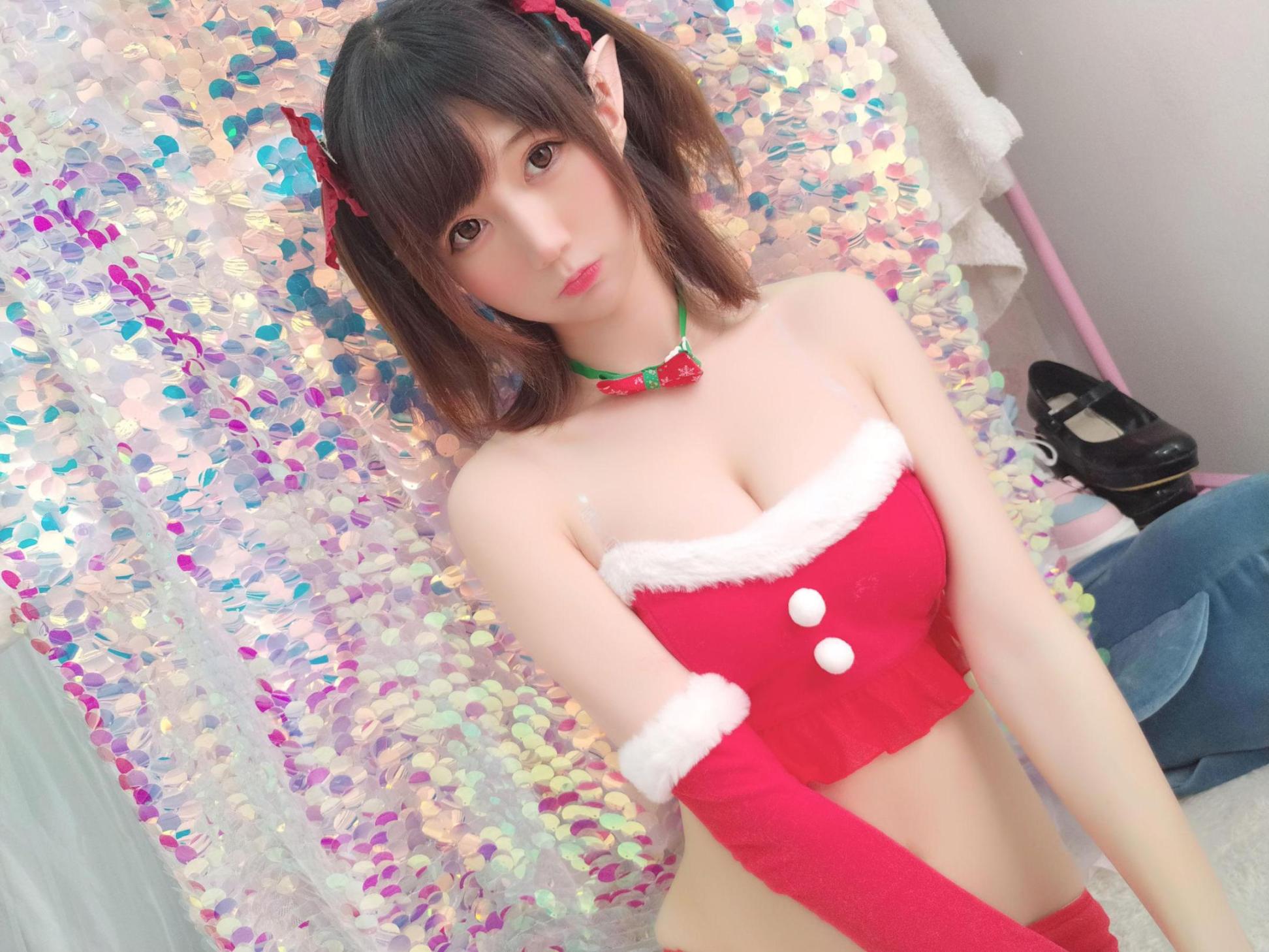 [网络美女] 魔物喵 [fantia] Merry Christmas 高清手机美女壁纸