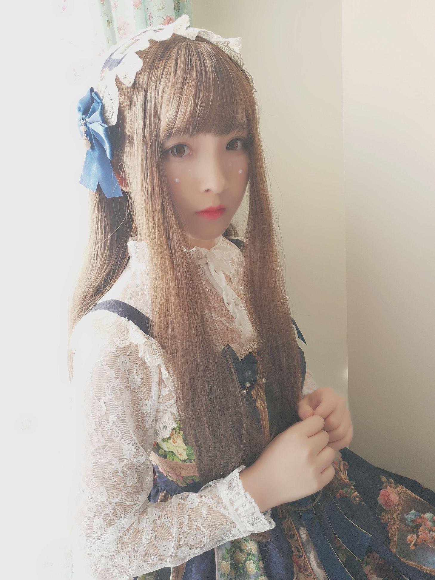 [网络美女] 古川kagura 凡尔赛少女高清手机美女壁纸2P