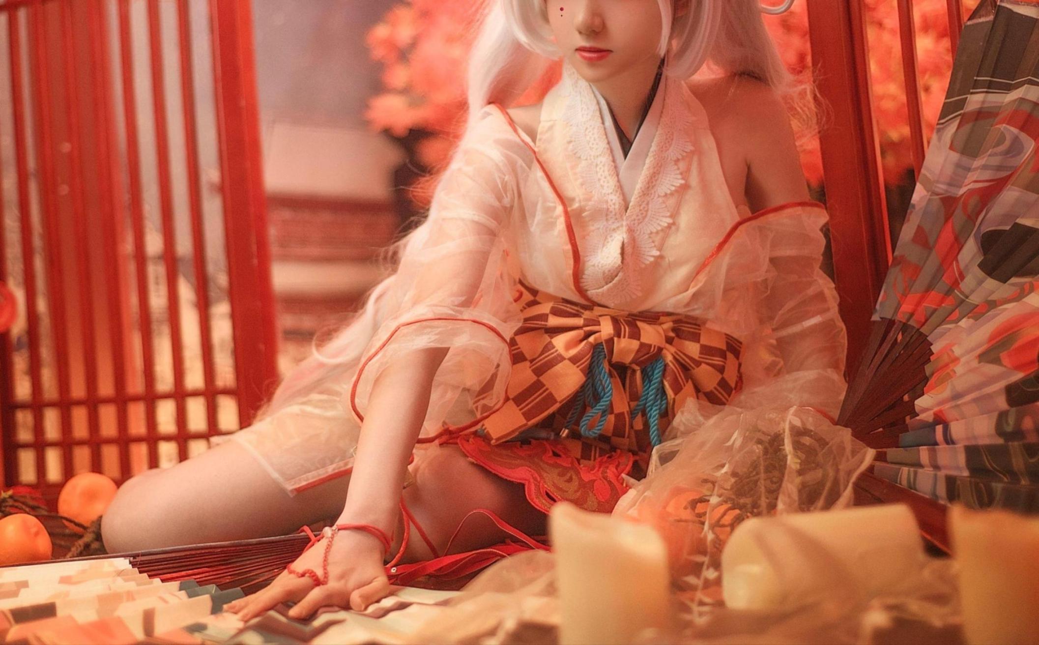 [网络美女] 南桃Momoko 不知火舞和服 高清手机美女壁纸