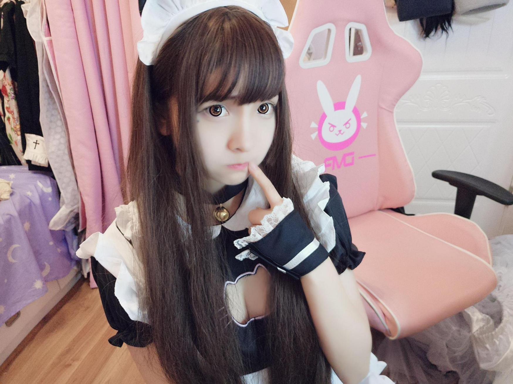 [网络美女] 古川kagura 女仆高清手机美女壁纸6P