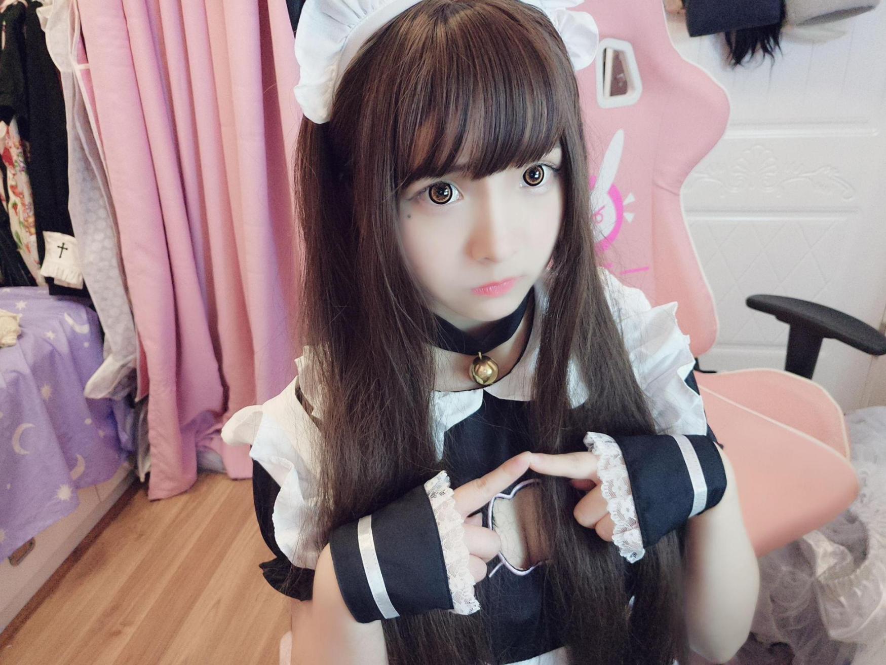 [网络美女] 古川kagura 女仆高清手机美女壁纸7P