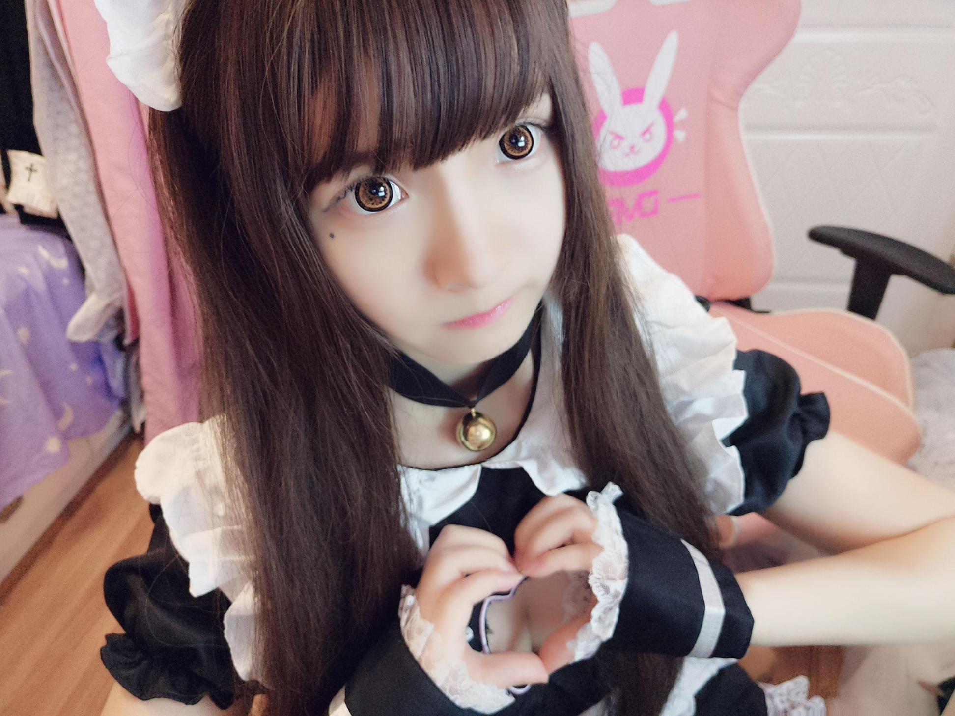 [网络美女] 古川kagura 女仆高清手机美女壁纸4P