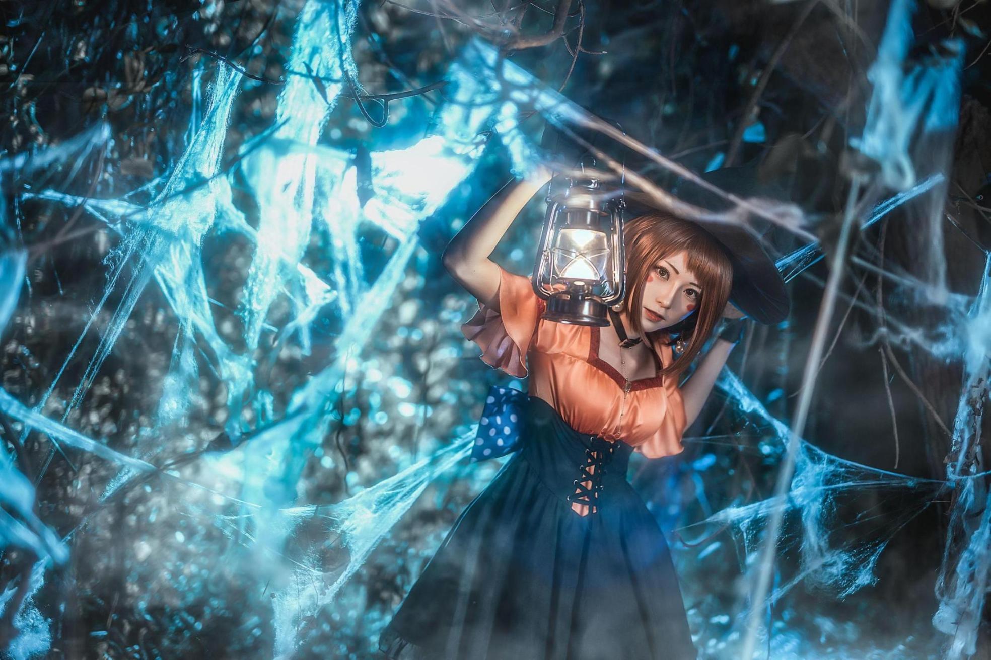 [网络美女] 绮太郎 我的英雄学院 万圣节高清手机美女壁纸6P