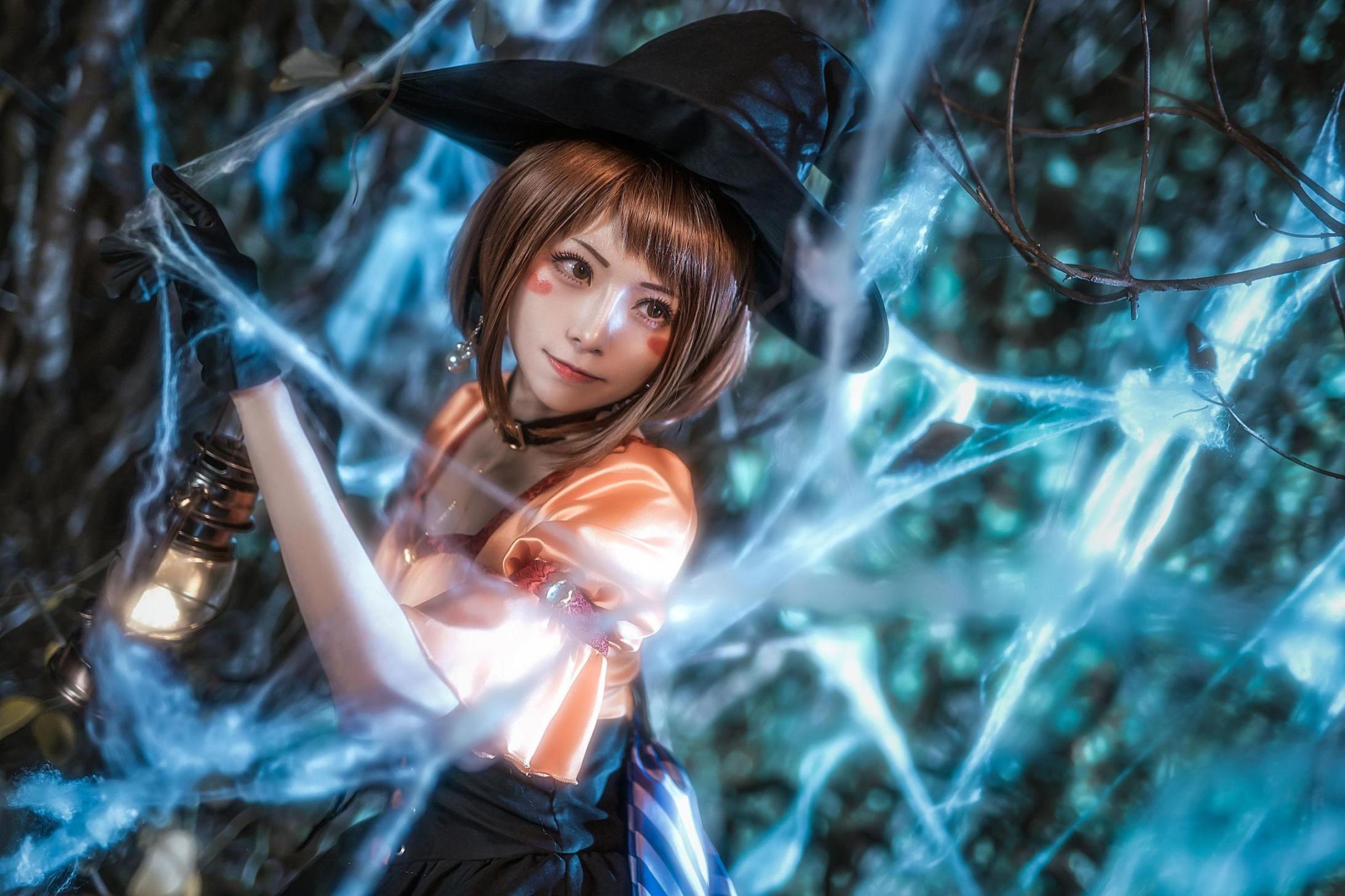 [网络美女] 绮太郎 我的英雄学院 万圣节高清手机美女壁纸9P