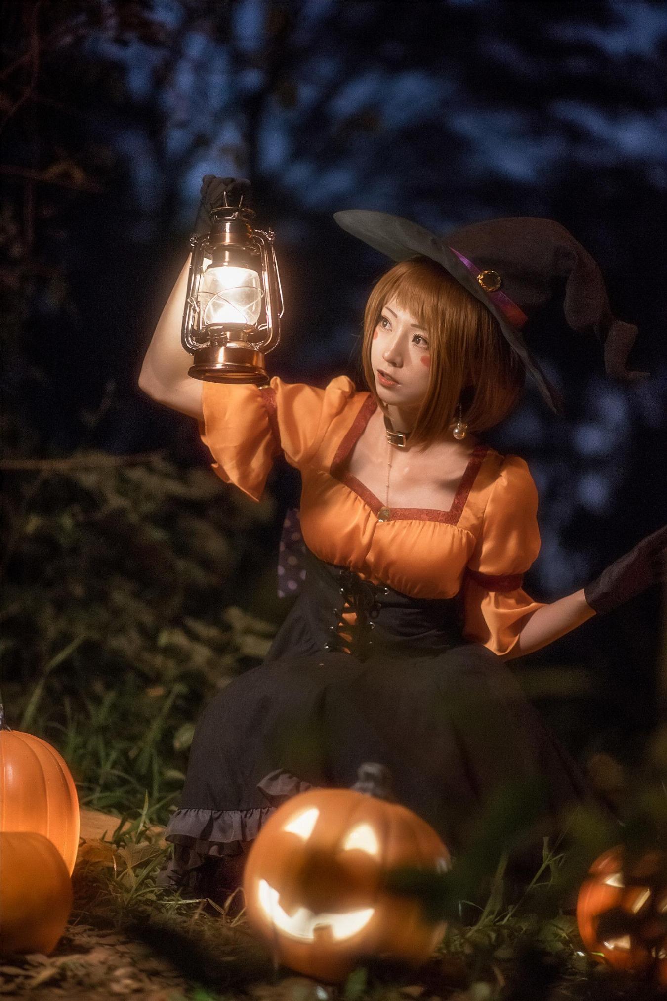 [网络美女] 绮太郎 我的英雄学院 万圣节高清手机美女壁纸4P