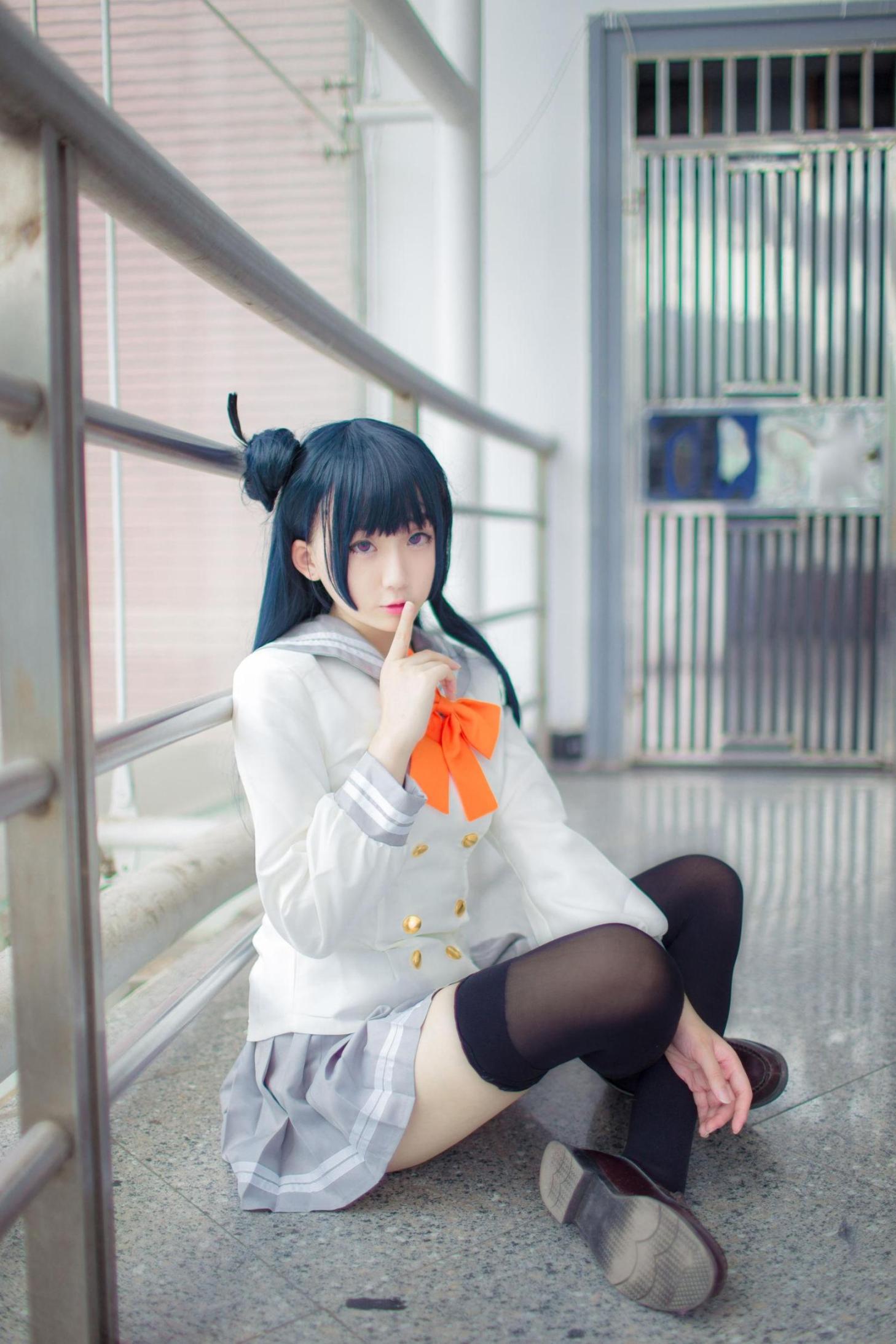 [网络美女] 浅野菌子 LoveLive!Sunshine!! 津岛善子高清手机美女壁纸8P