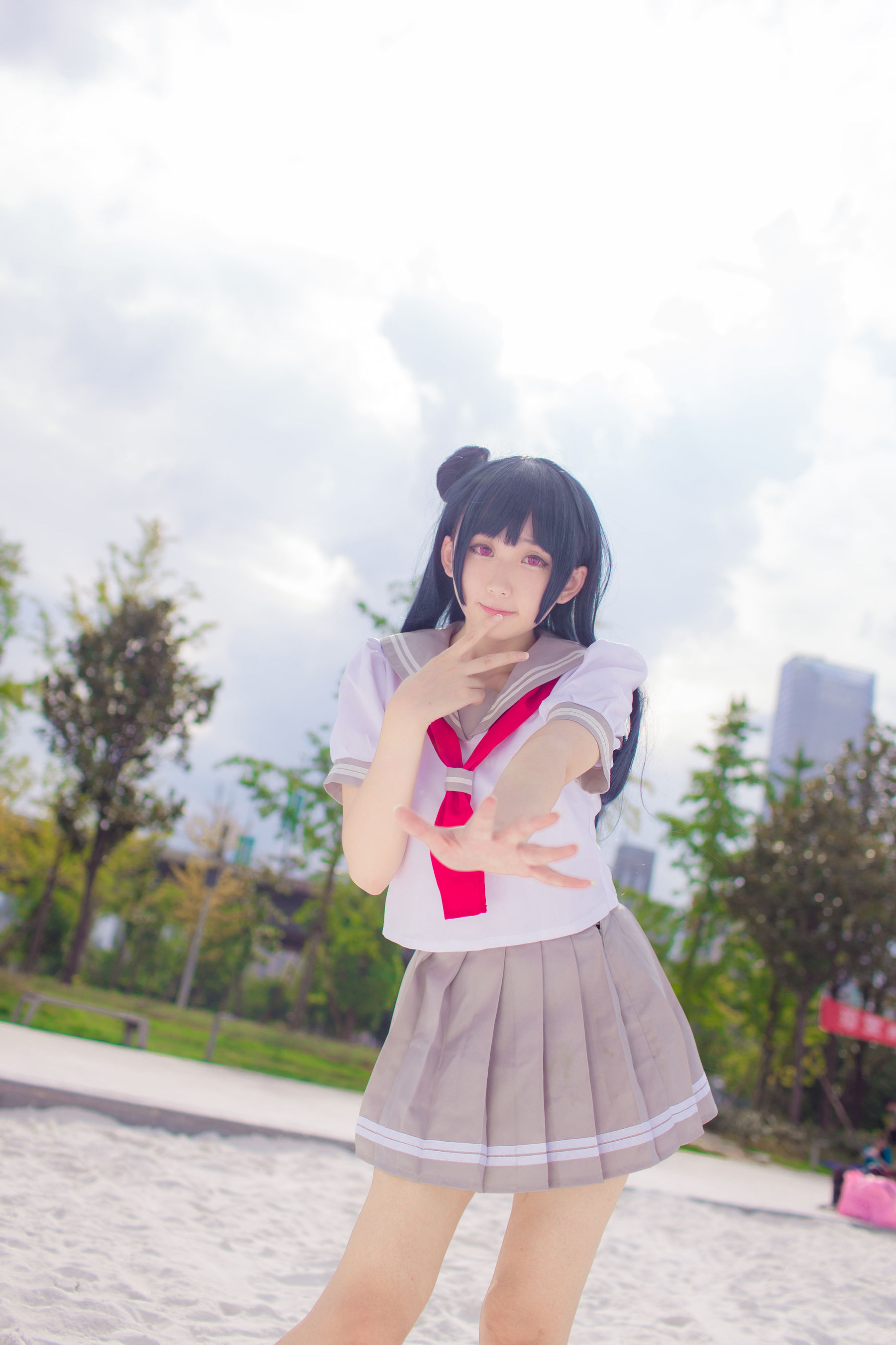 [网络美女] 浅野菌子 LoveLive!Sunshine!! 津岛善子高清手机美女壁纸19P