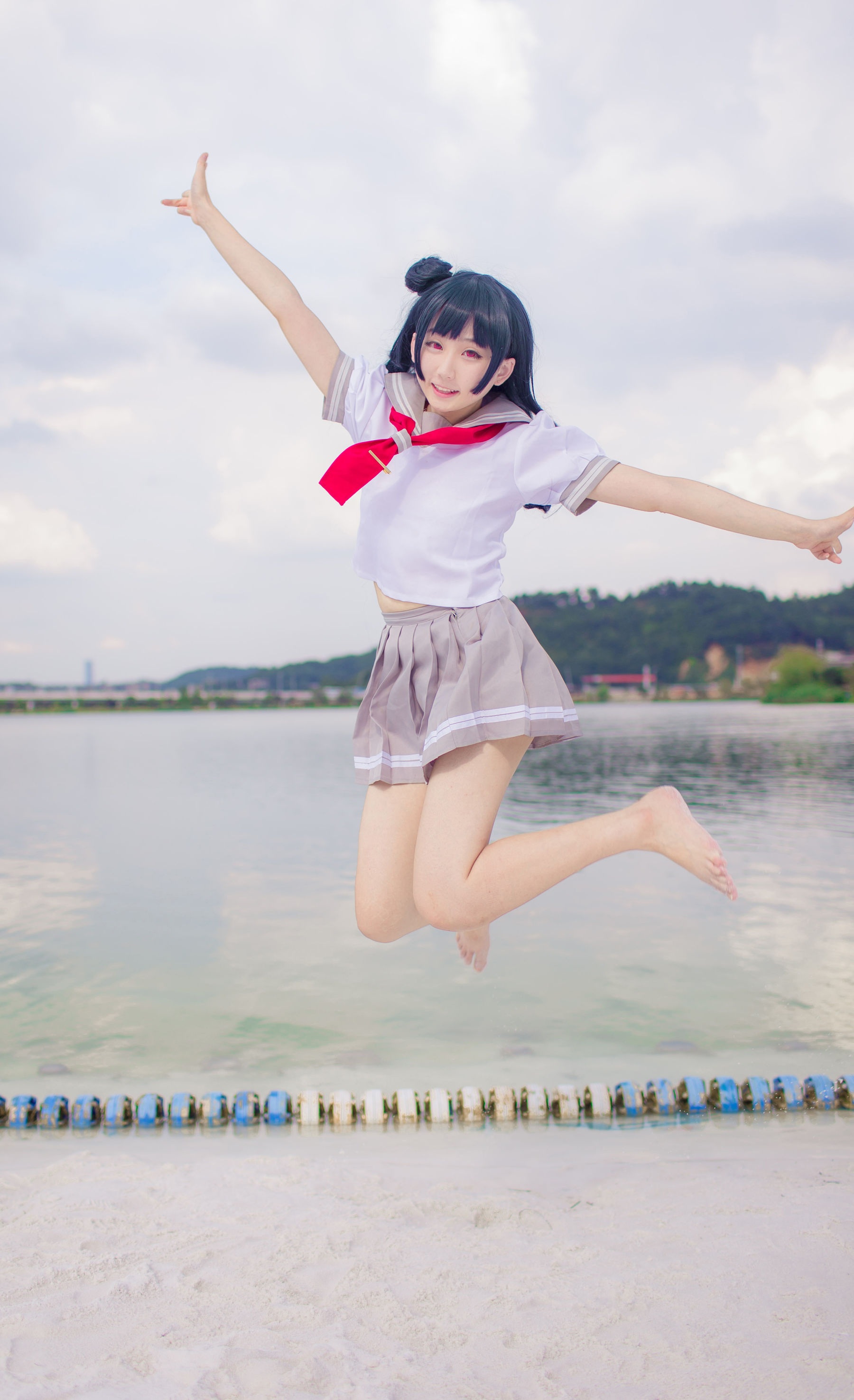 [网络美女] 浅野菌子 LoveLive!Sunshine!! 津岛善子高清手机美女壁纸23P