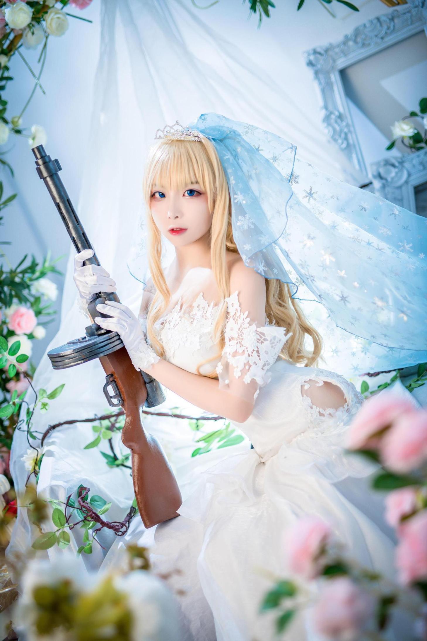 [网络美女] 二佐Nisa 花嫁高清手机美女壁纸19P