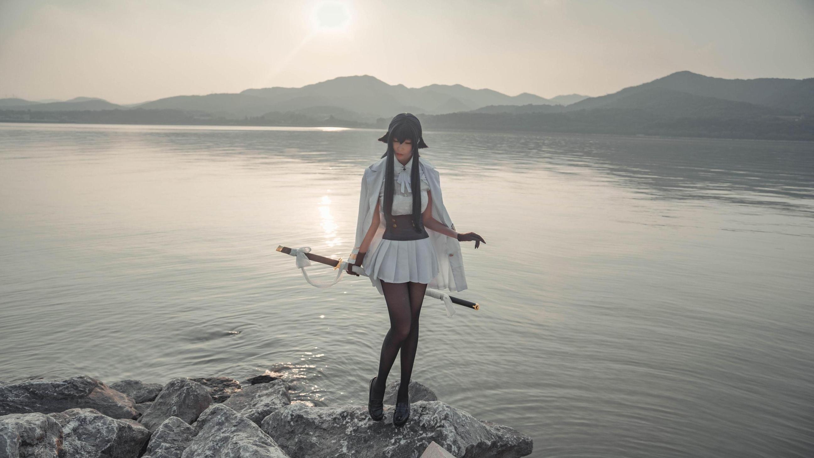 [网络美女] 爱老师_PhD 碧蓝航线 吾妻高清手机美女壁纸7P