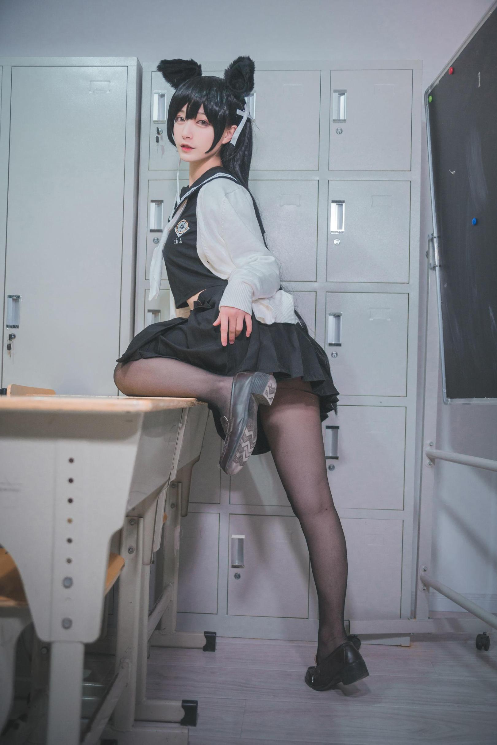 [网络美女] 铁板烧鬼舞w 爱宕jk 高清手机美女壁纸