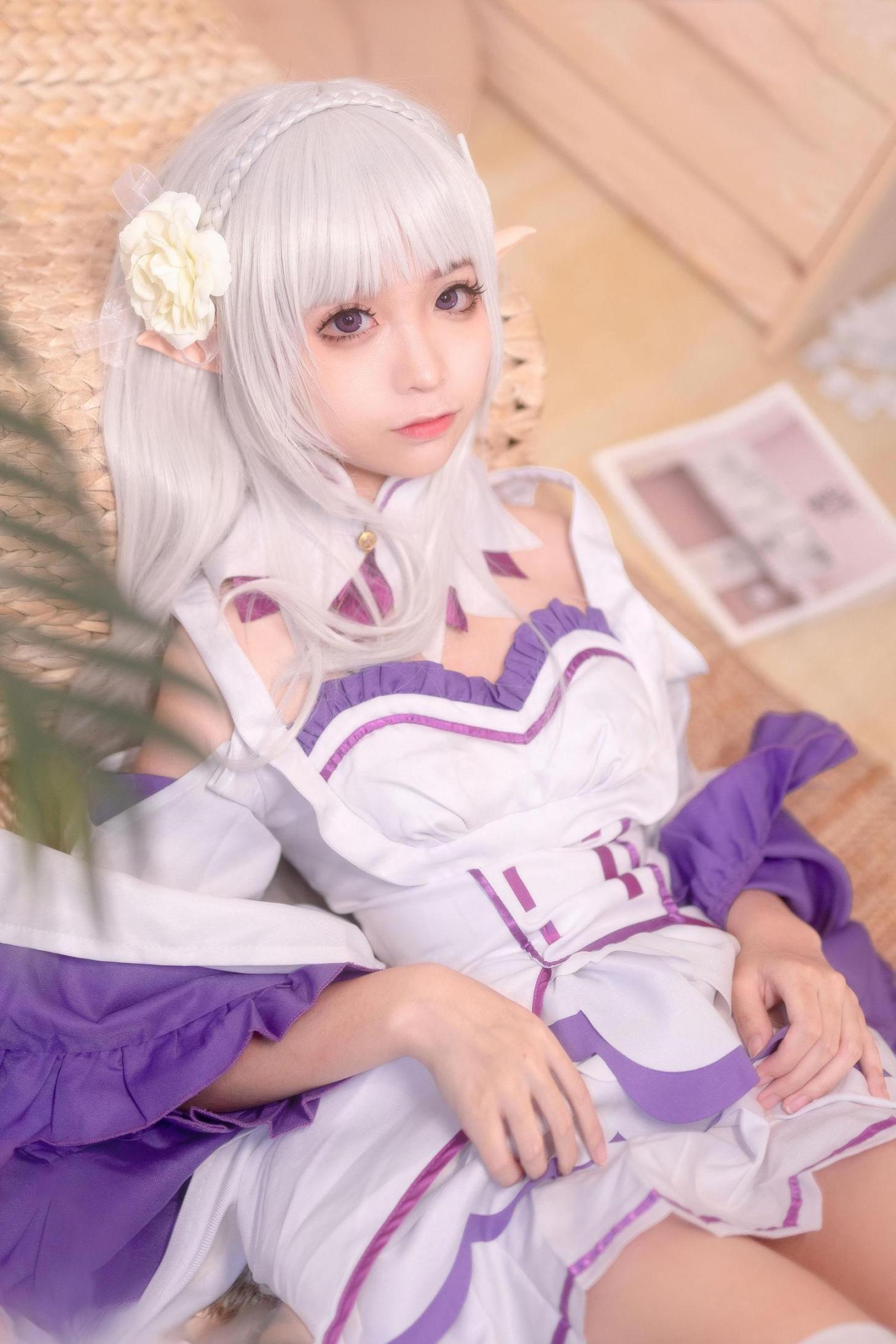 [网络美女] 蠢沫沫 艾米利亚 高清手机美女壁纸