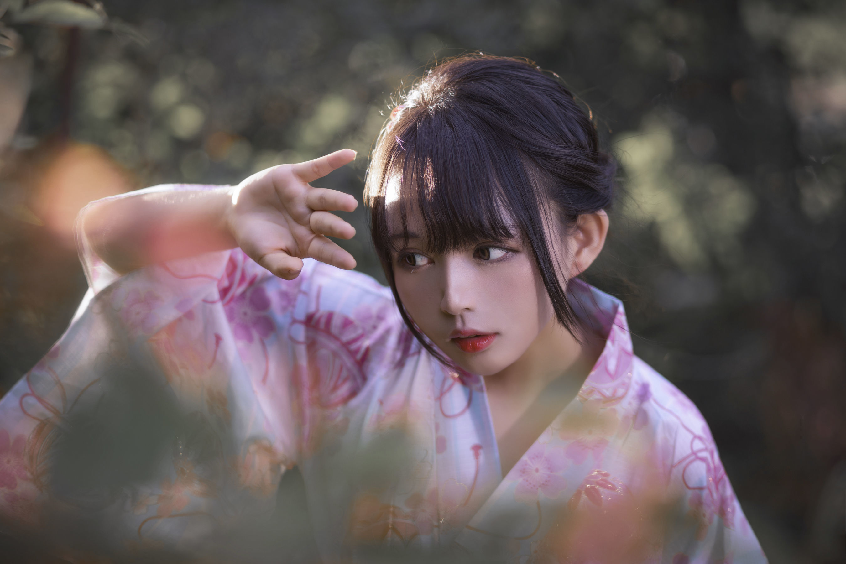 [网络美女] 黑猫猫OvO 和服超进化高清手机美女壁纸4P