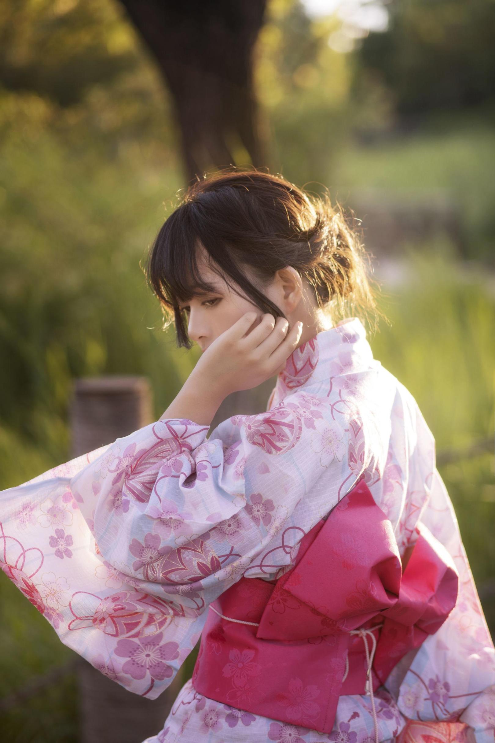 [网络美女] 黑猫猫OvO 和服超进化高清手机美女壁纸11P