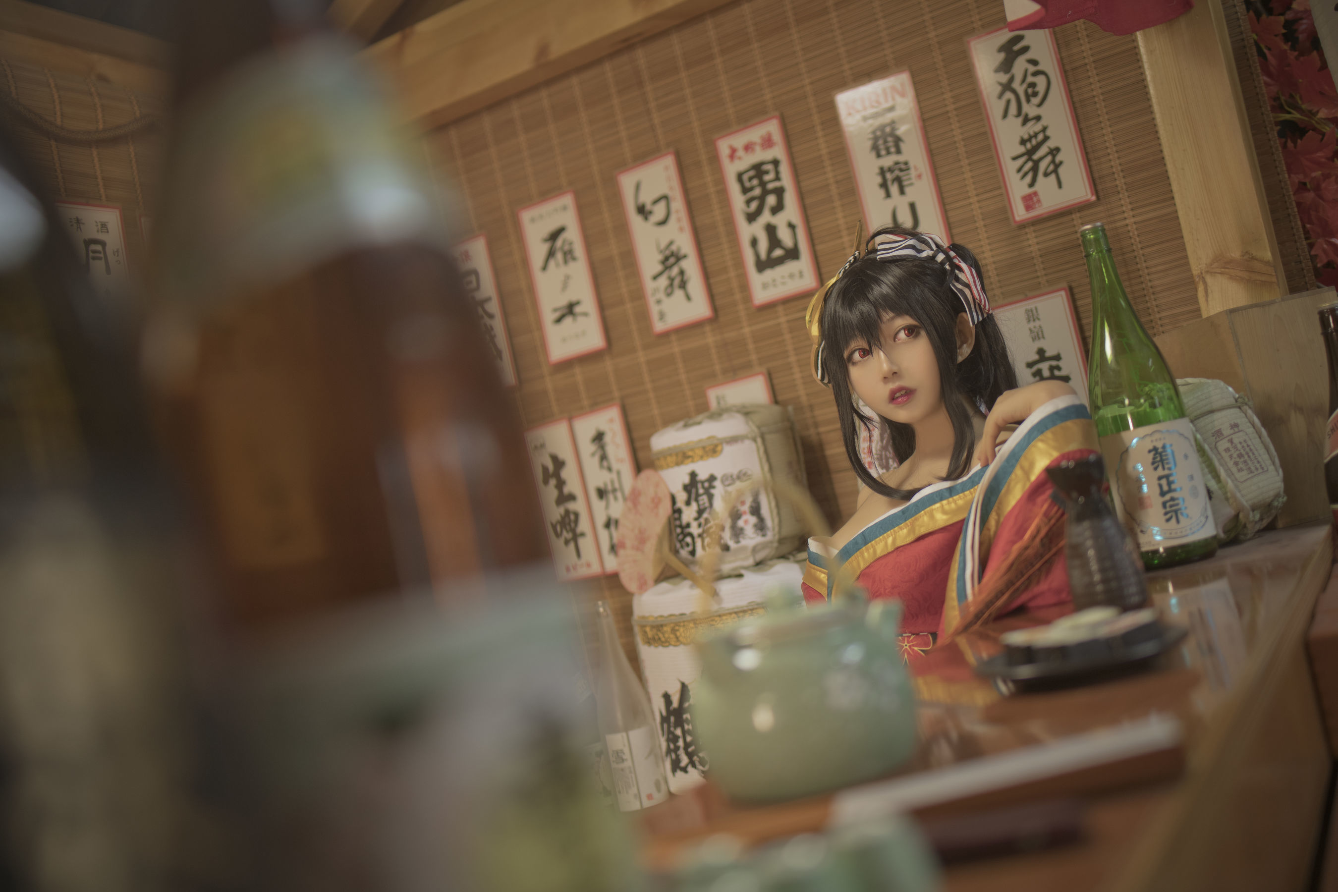 [网络美女] 黑猫猫OvO 大凤高清手机美女壁纸9P