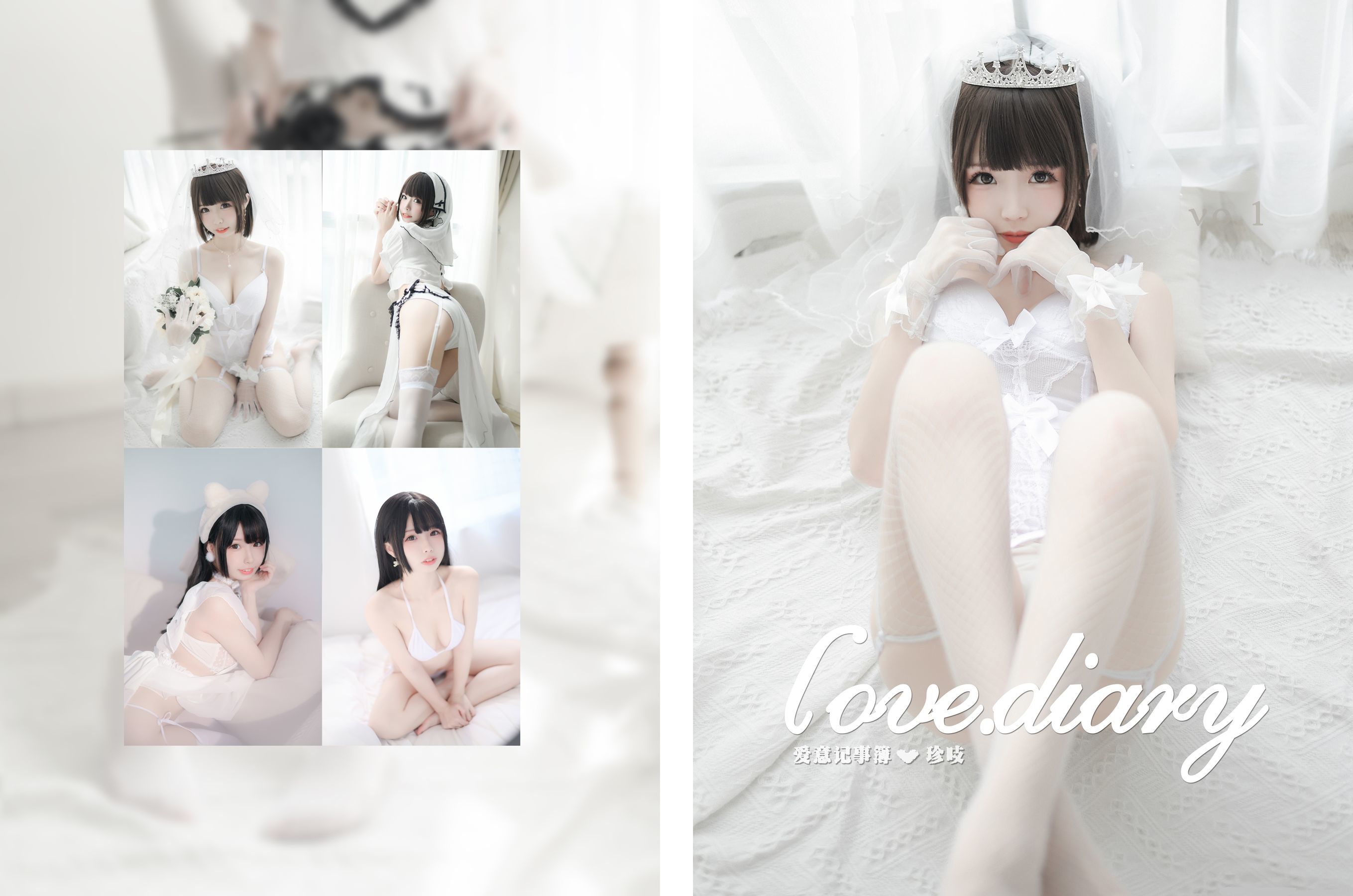 [网络美女] 十万珍吱伏特 睡裙 高清手机美女壁纸