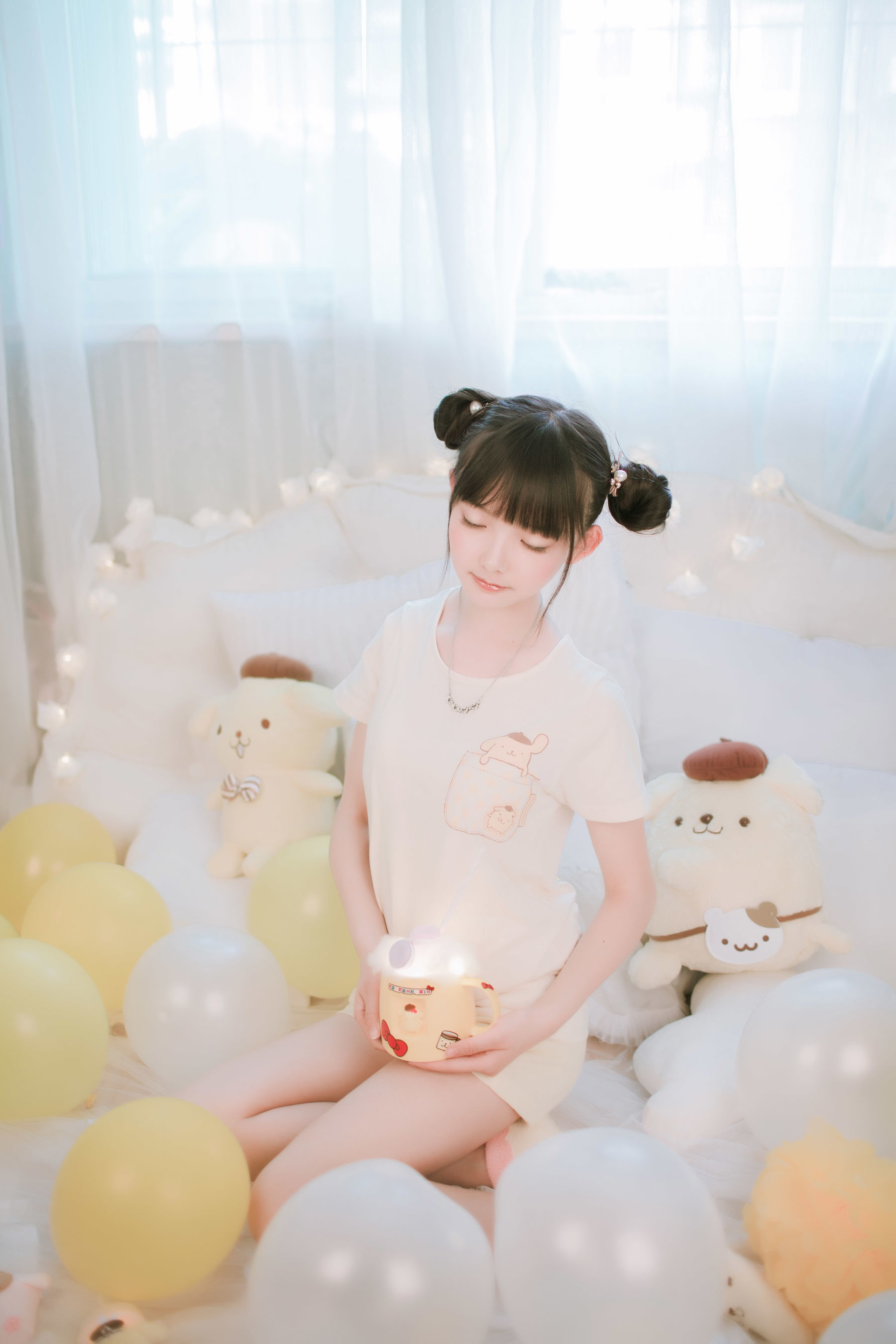 [网络美女] -樱群- 布丁狗高清手机美女壁纸15P