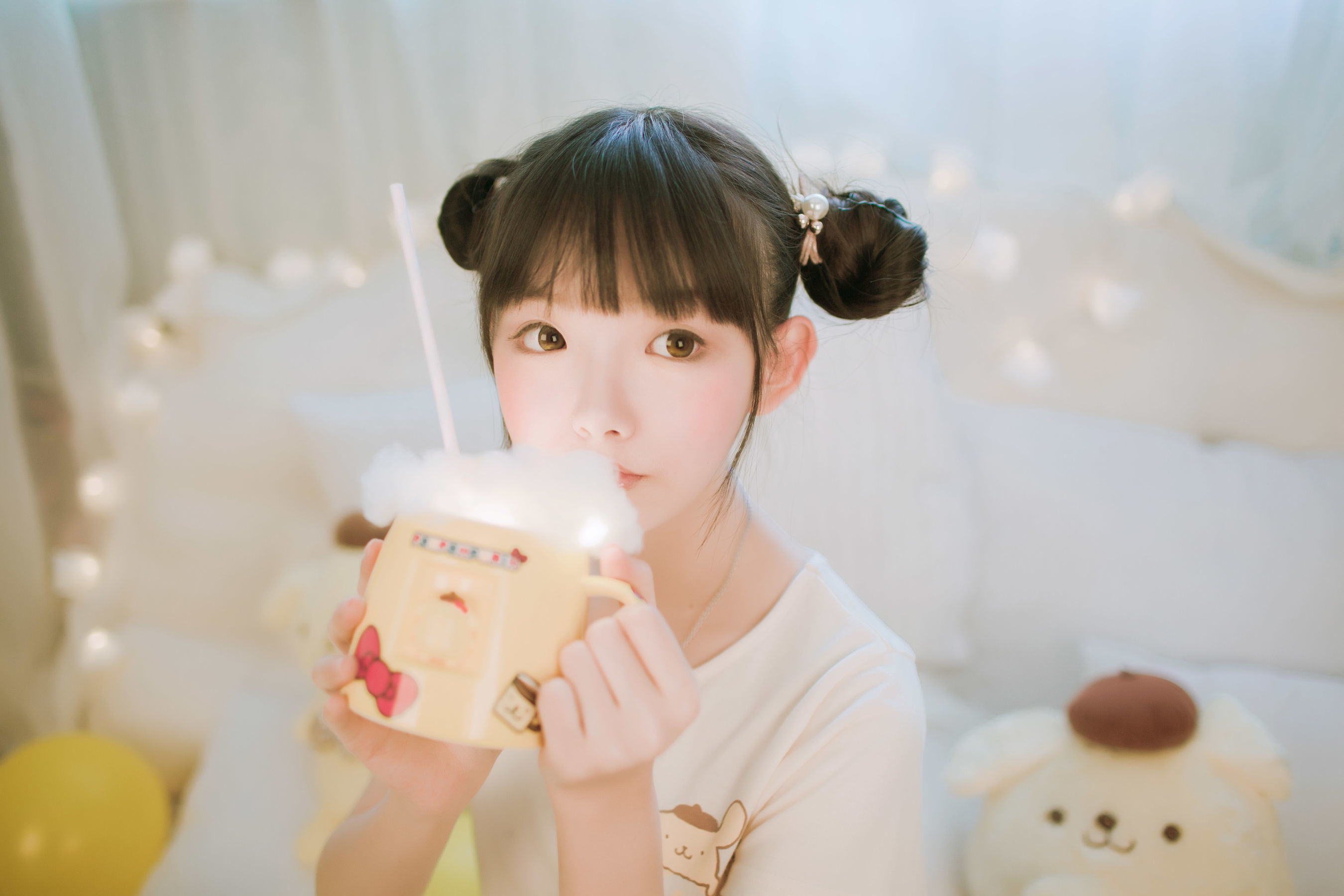 [网络美女] -樱群- 布丁狗高清手机美女壁纸14P