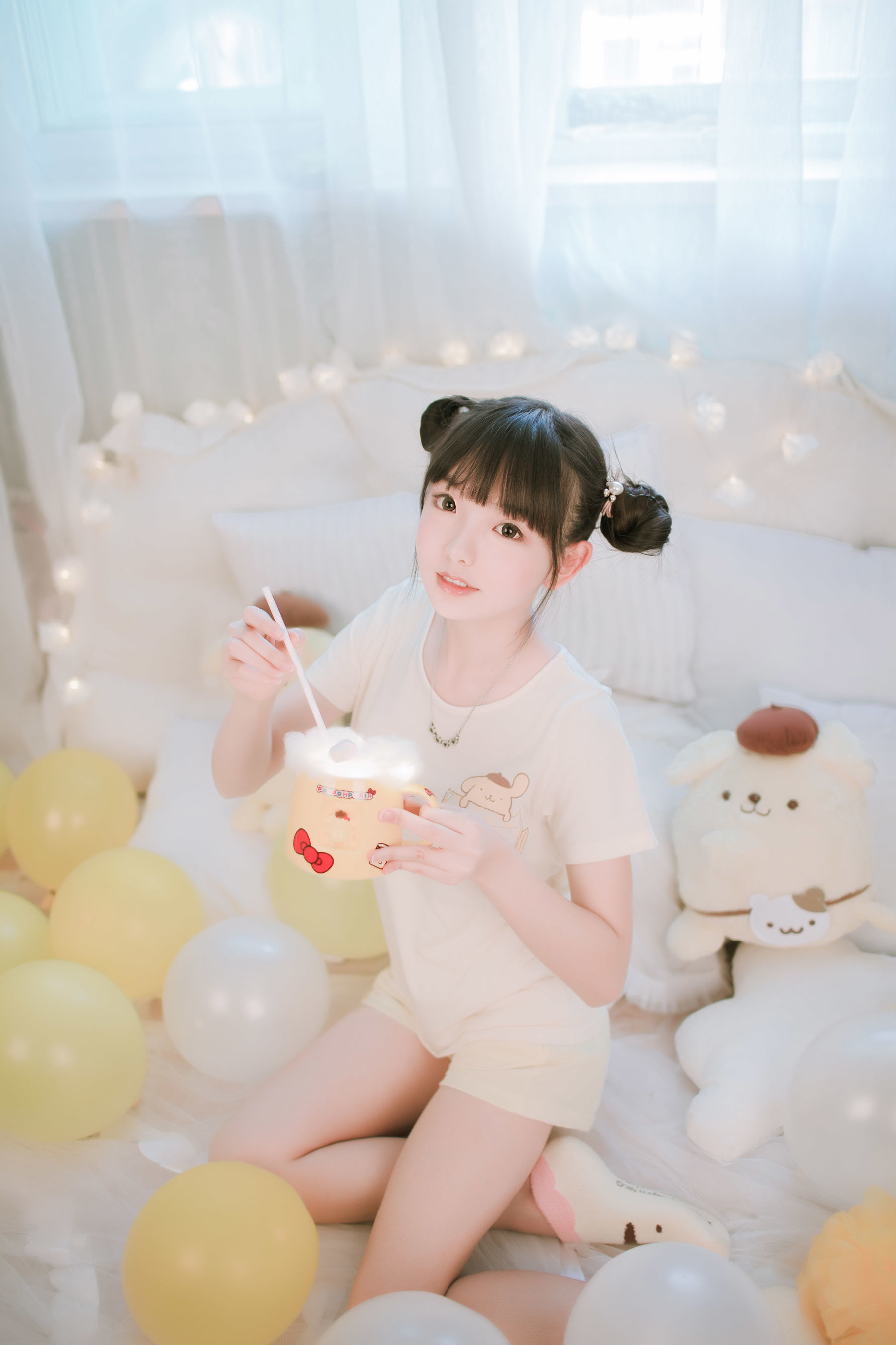 [网络美女] -樱群- 布丁狗高清手机美女壁纸13P