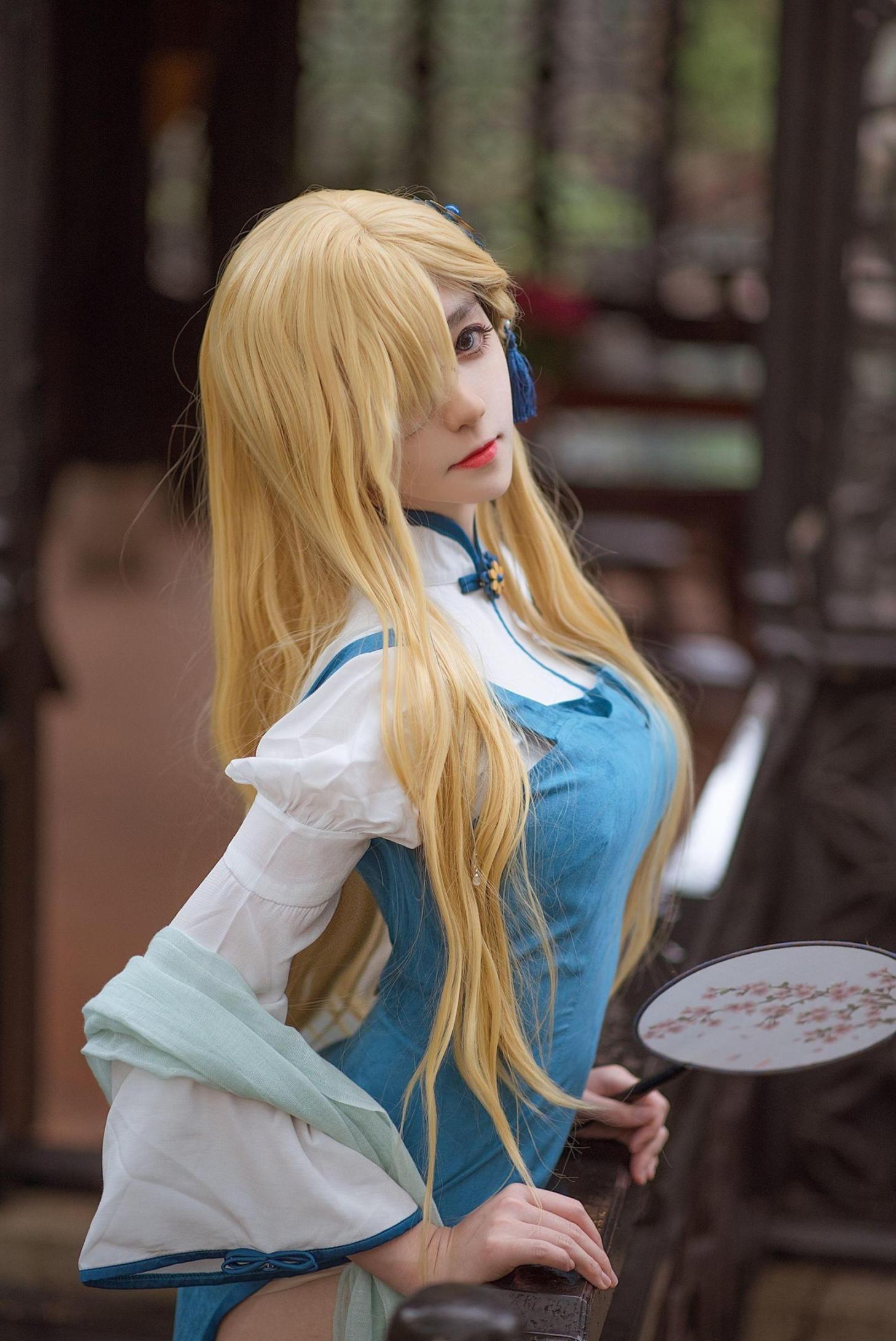 [网络美女] 南桃Momoko CZ52琉璃唐高清手机美女壁纸2P