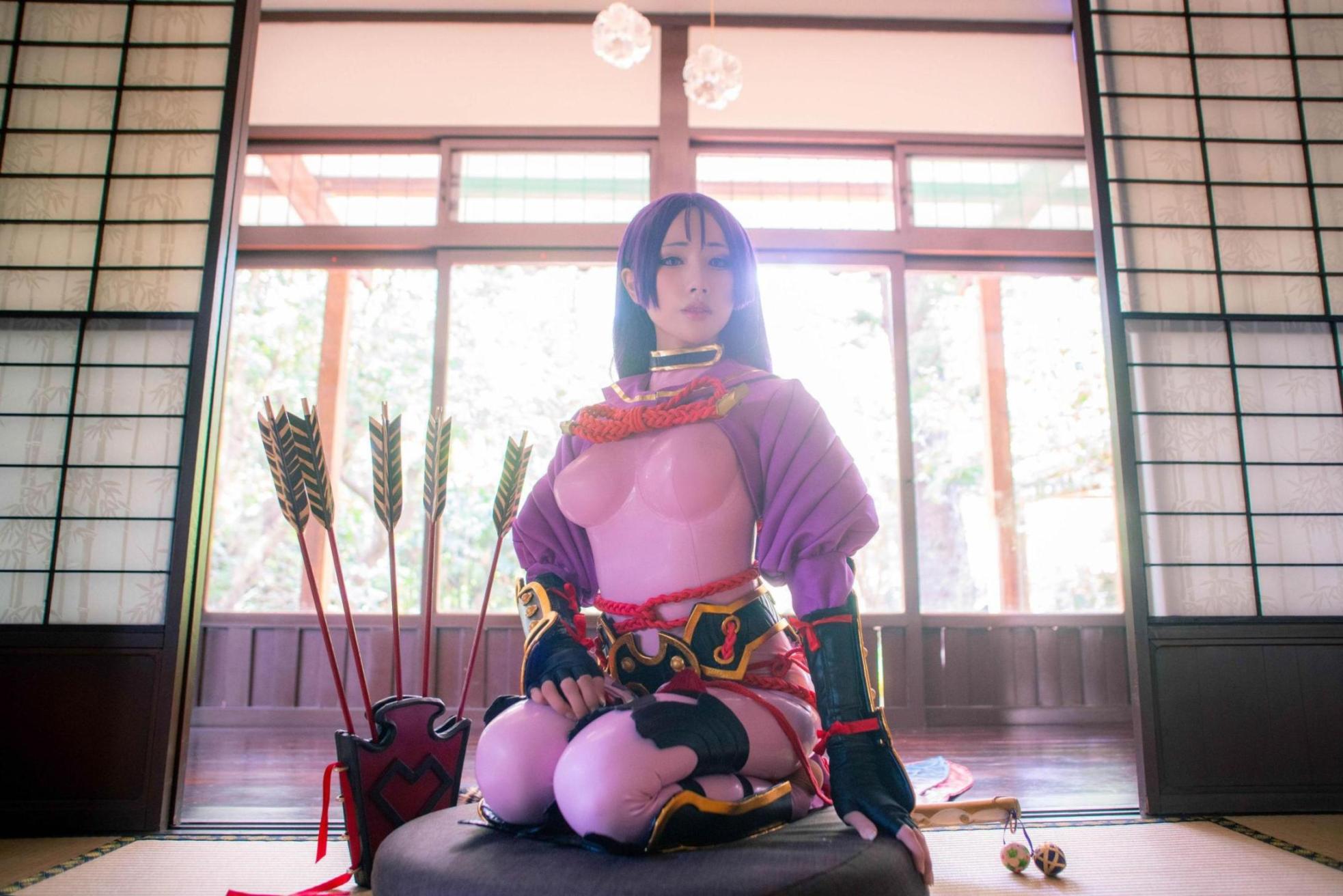 [网络美女] 雨波_HaneAme 源赖光 高清手机美女壁纸