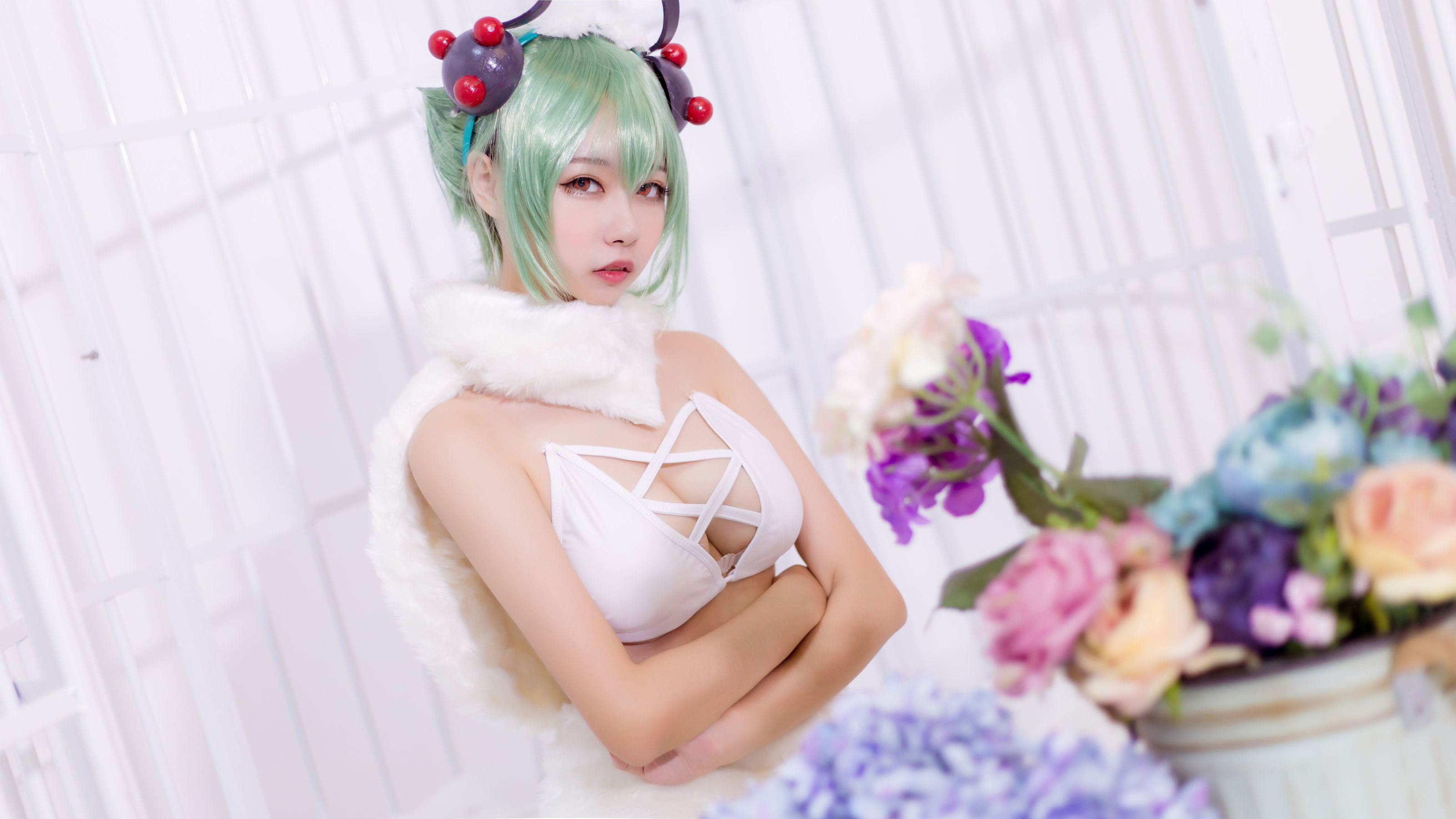 [网络美女] Momoko葵葵 五月雨 高清手机美女壁纸